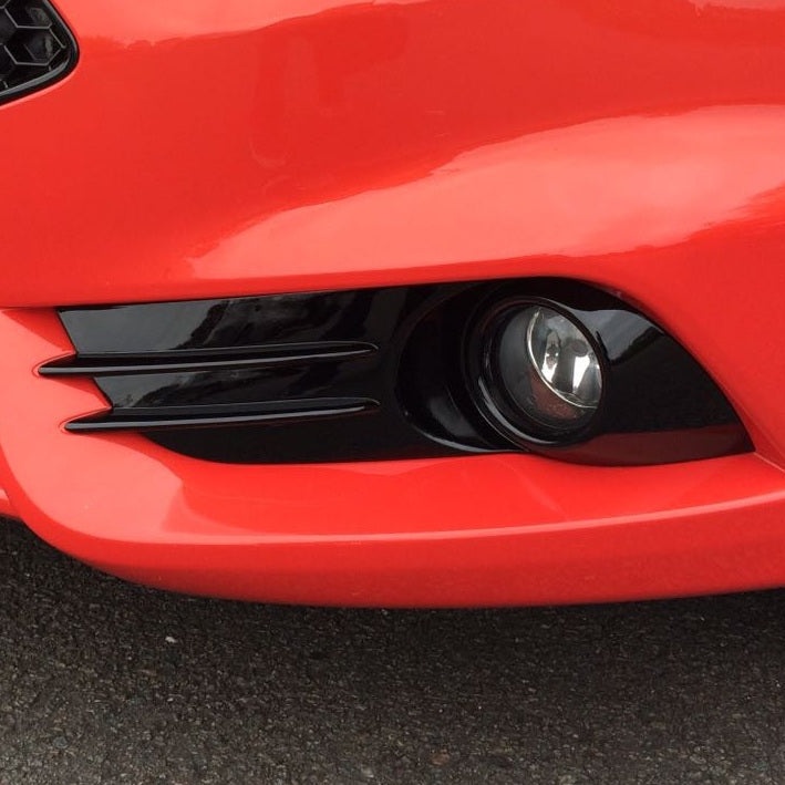 Mk7.5 Fiesta ST180/ST200 Bumper Plastics Set - Painted Gloss Black