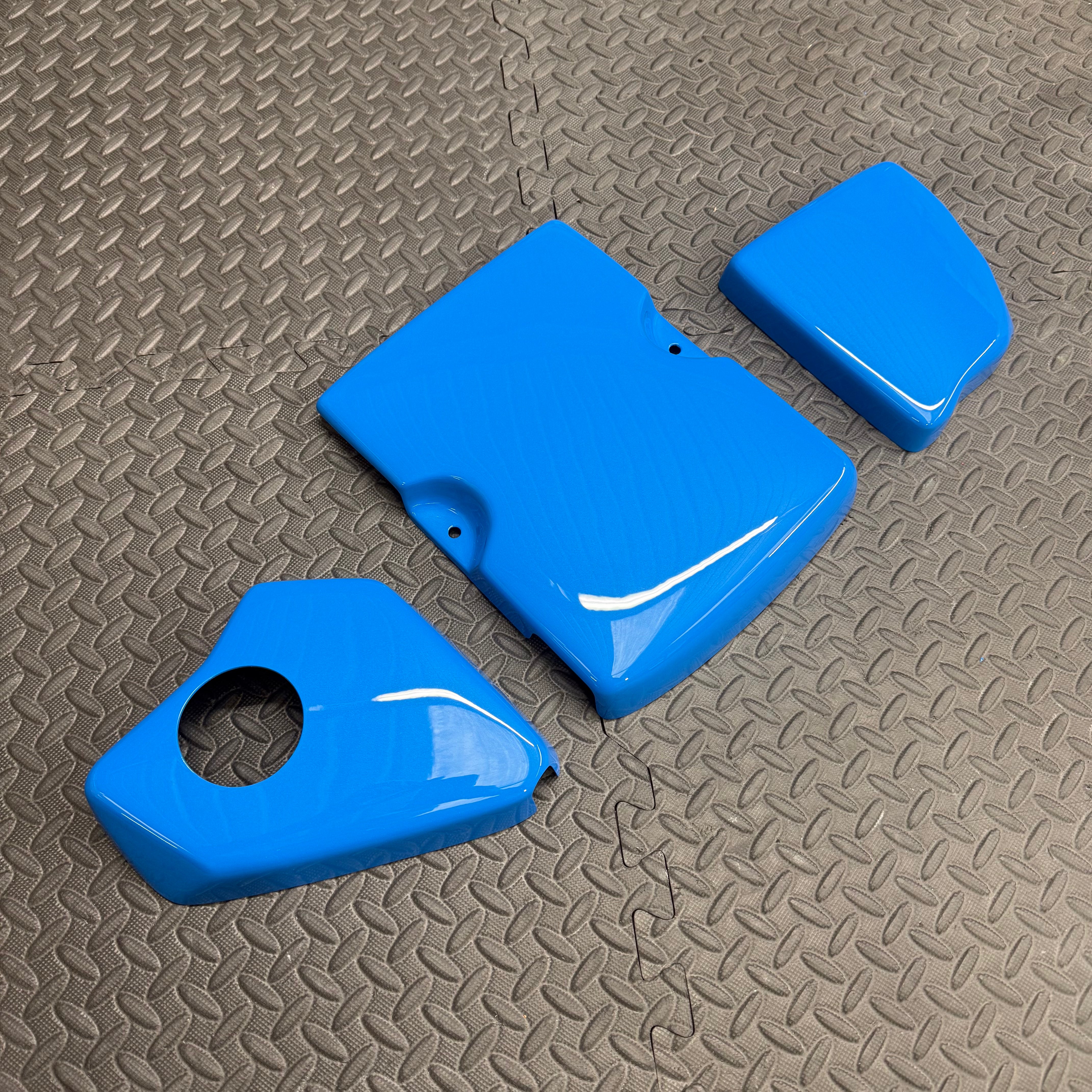 Proform Engine Bay Dress Up Kit - Mk7.5 Fiesta - Standard Coolant Tank - Painted Nitrous Blue