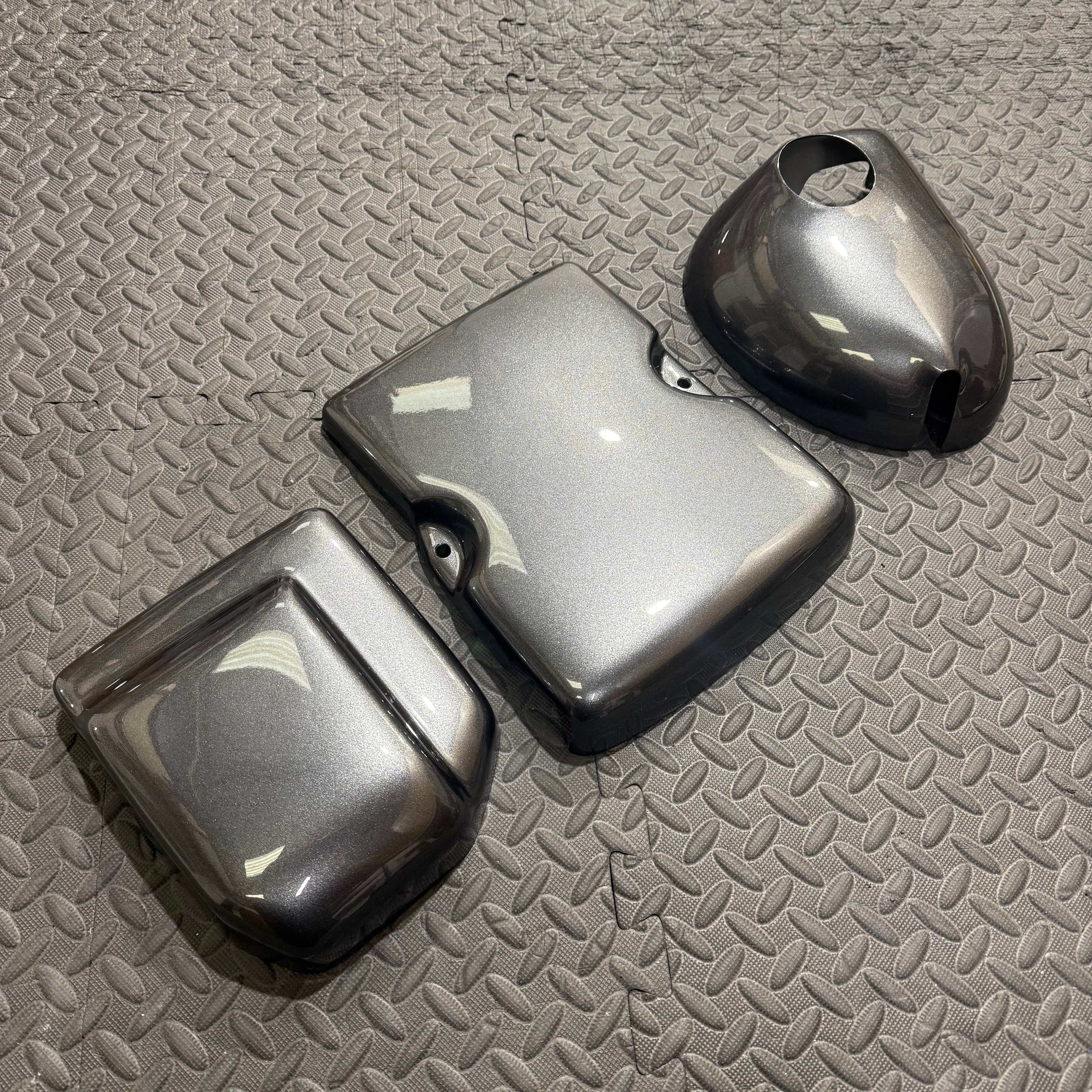 Engine Bay Dress Up Kit - Mk8/8.5 Fiesta / Mk2/2.5 Puma, Painted Magnetic Grey