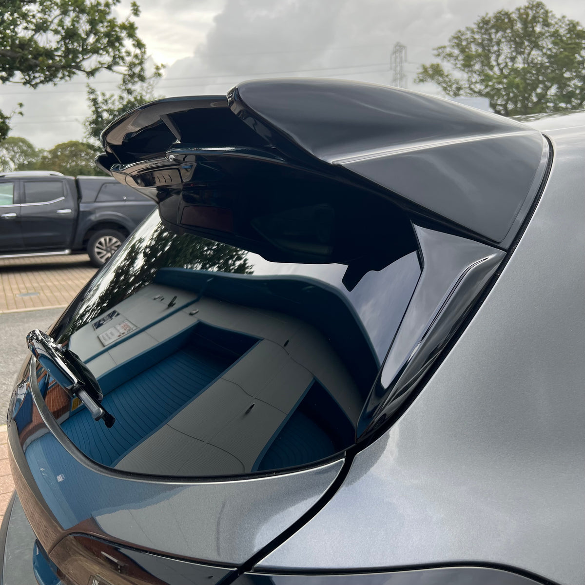Mk8/8.5 Fiesta ST / ST Line Roof Spoiler - Painted Gloss Black