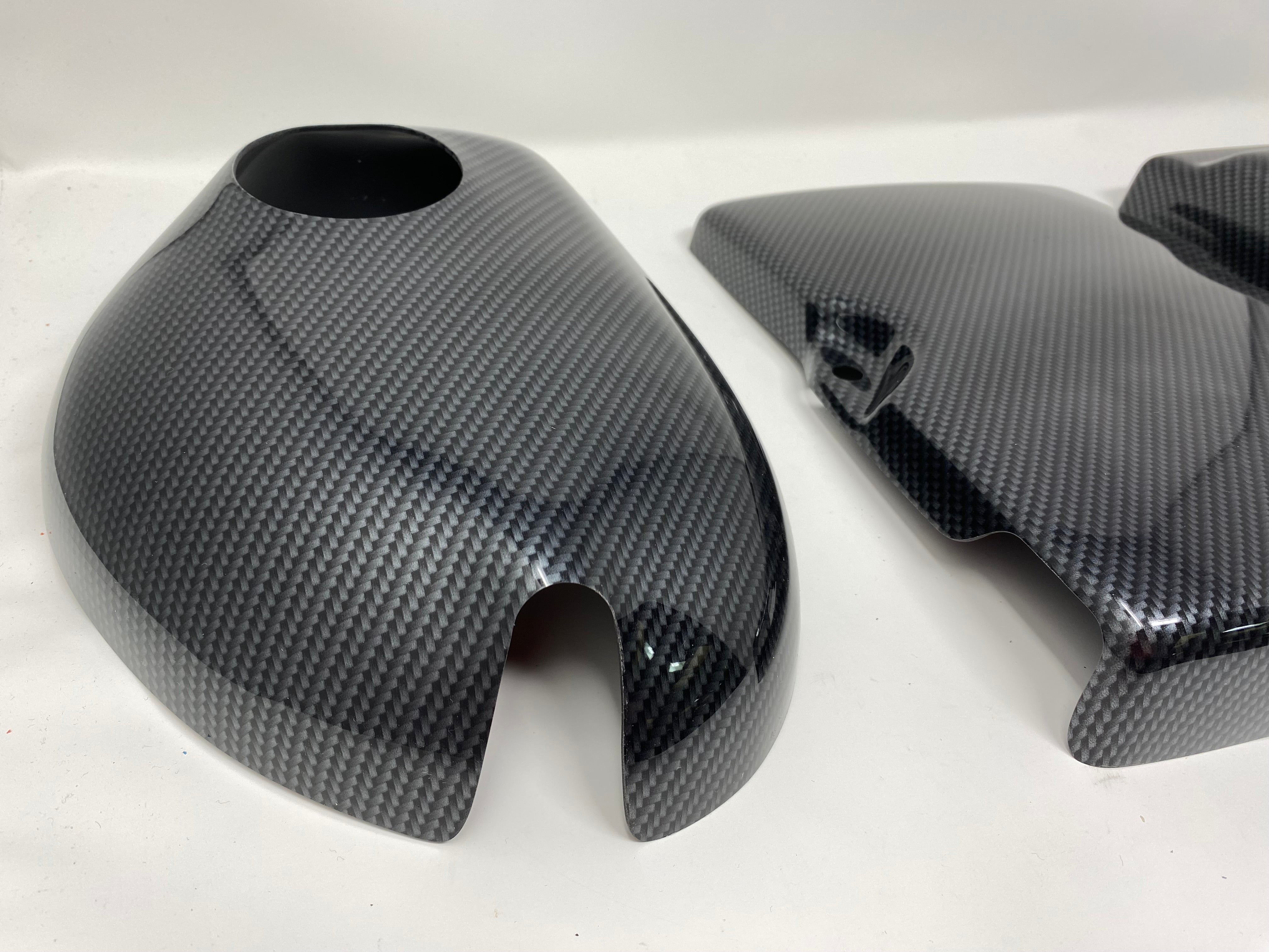 Proform Engine Bay Dress Up Kit - Mk8/8.5 Fiesta & Mk2/2.5 Puma - Deluxe Carbon Fibre Effect Plastic