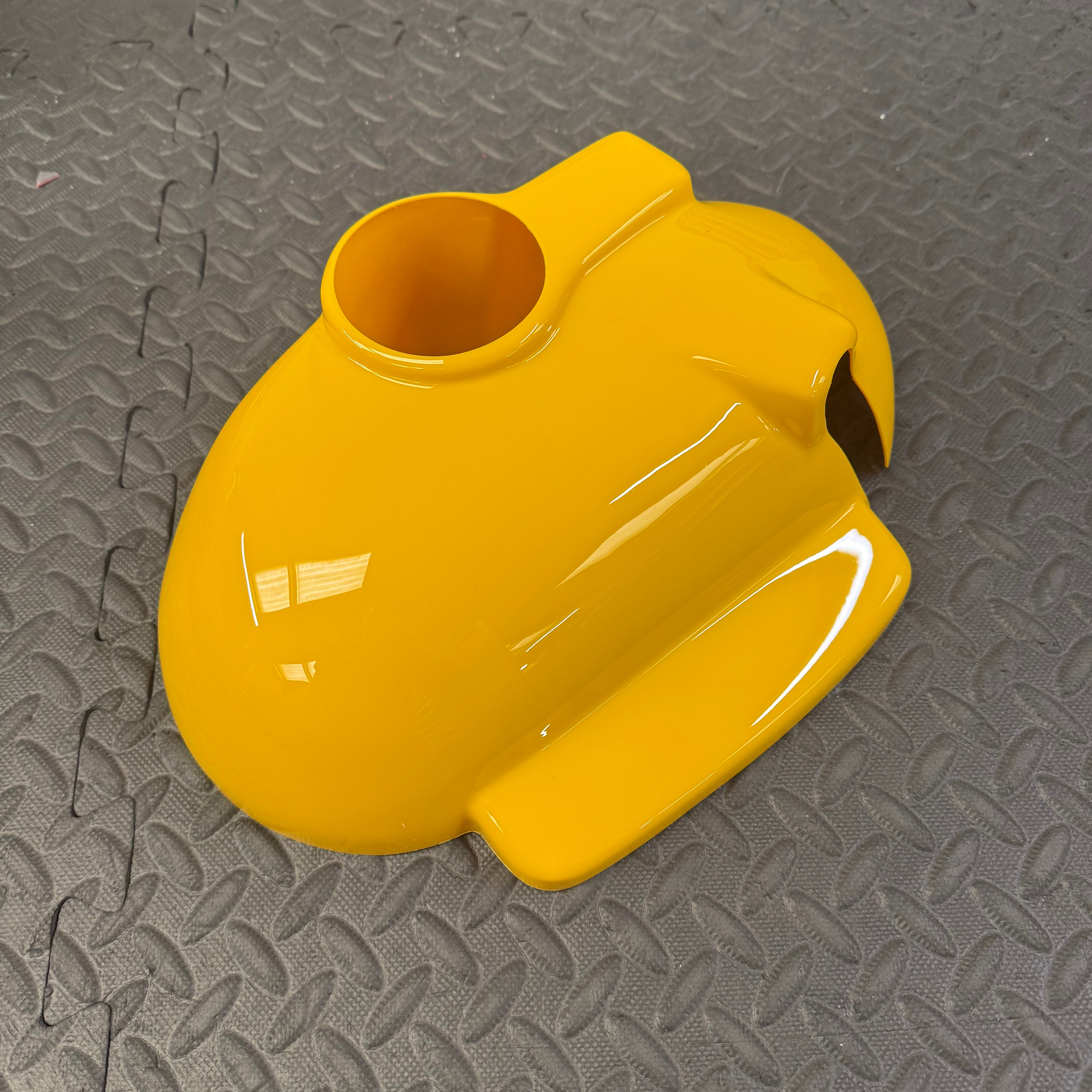 Proform Mustang (6th Generation) Coolant Tank Cover Gloss Yellow Plastic