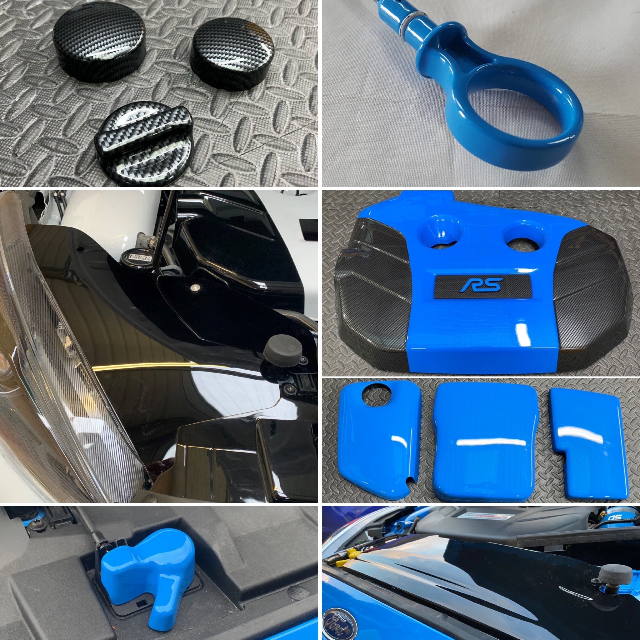 Proform Large Engine Bay Dress Up Bundle - Mk3.5 Focus RS (Painted Finishes)