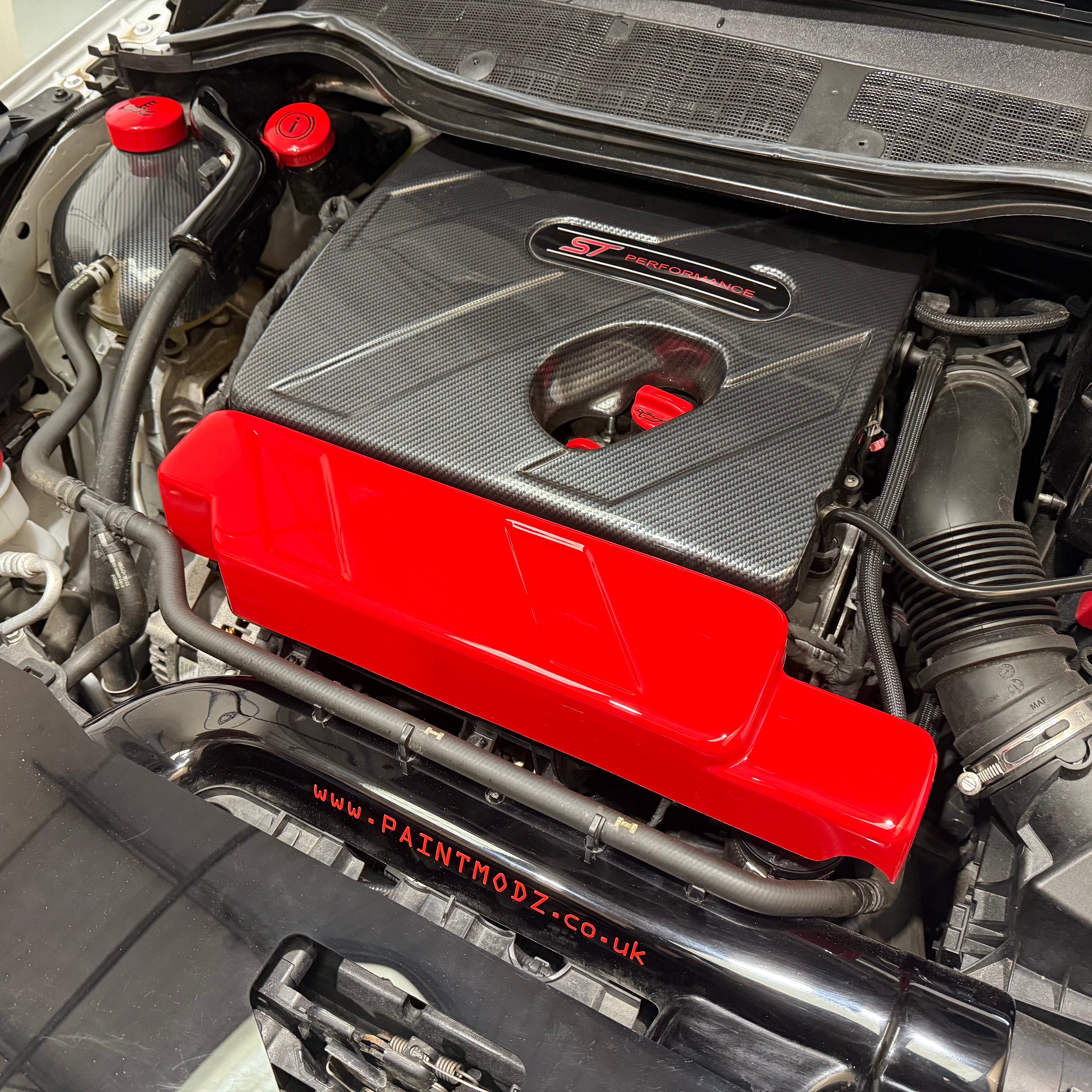 Proform Plenum Cover - Mk8/8.5 Fiesta ST & Mk2 Puma ST 1.5 Engine - Gloss Red Plastic