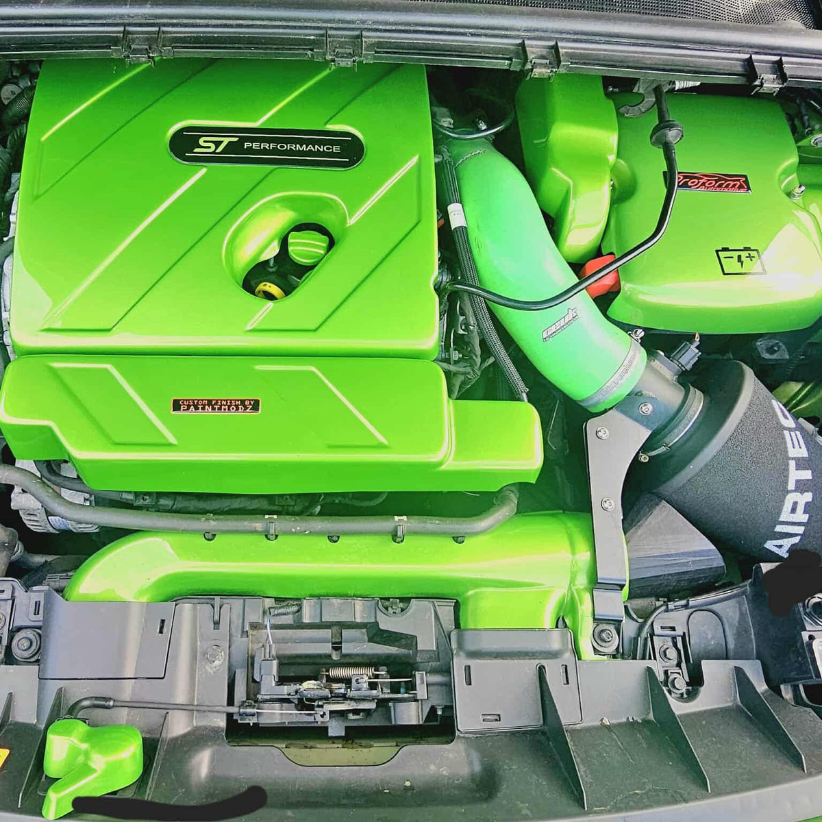 Proform Plenum Cover - Mk8/8.5 Fiesta ST & Mk2 Puma ST 1.5 Engine - Painted Mean Green