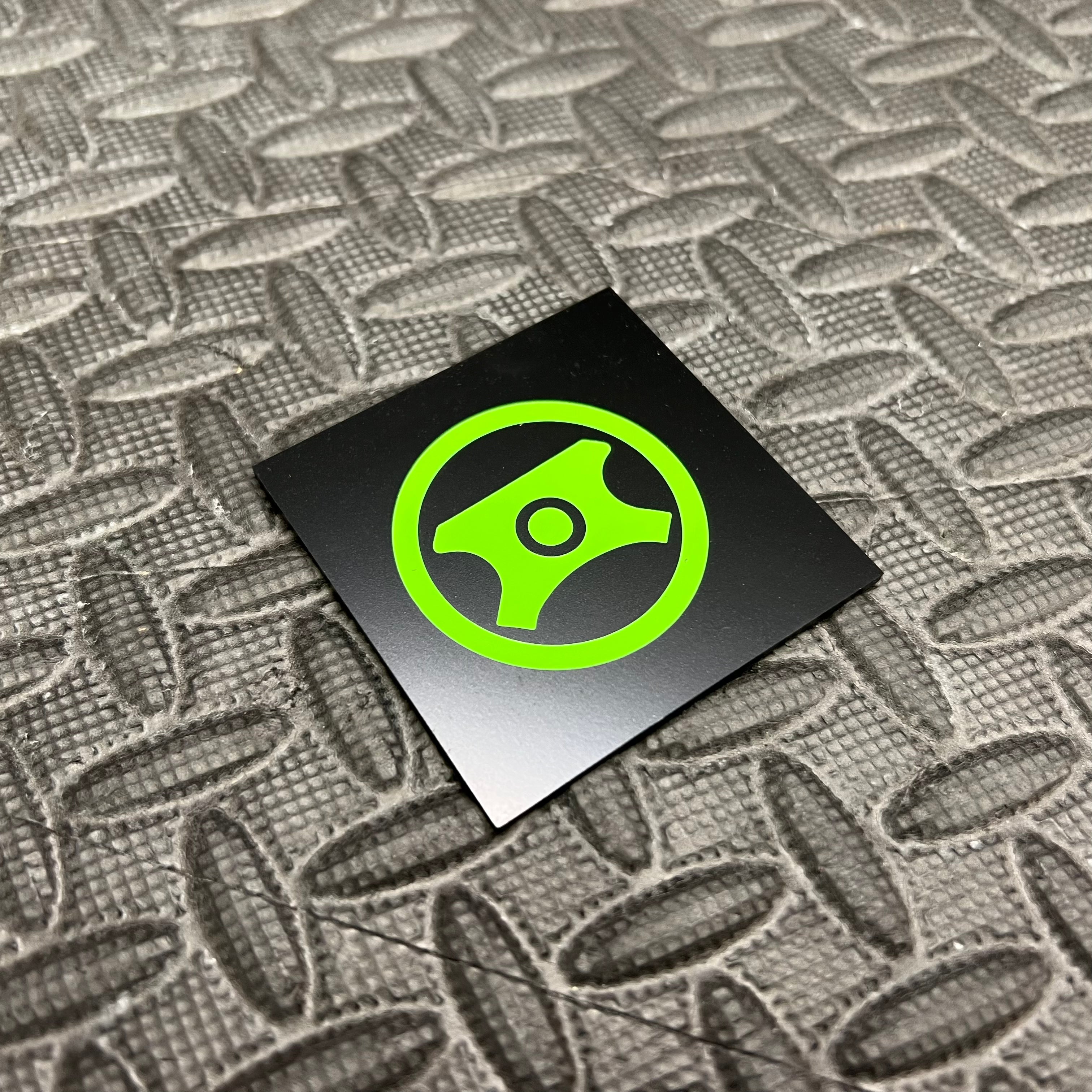 Proform Power Steering Cap Vinyl Sticker - Ultimate Green