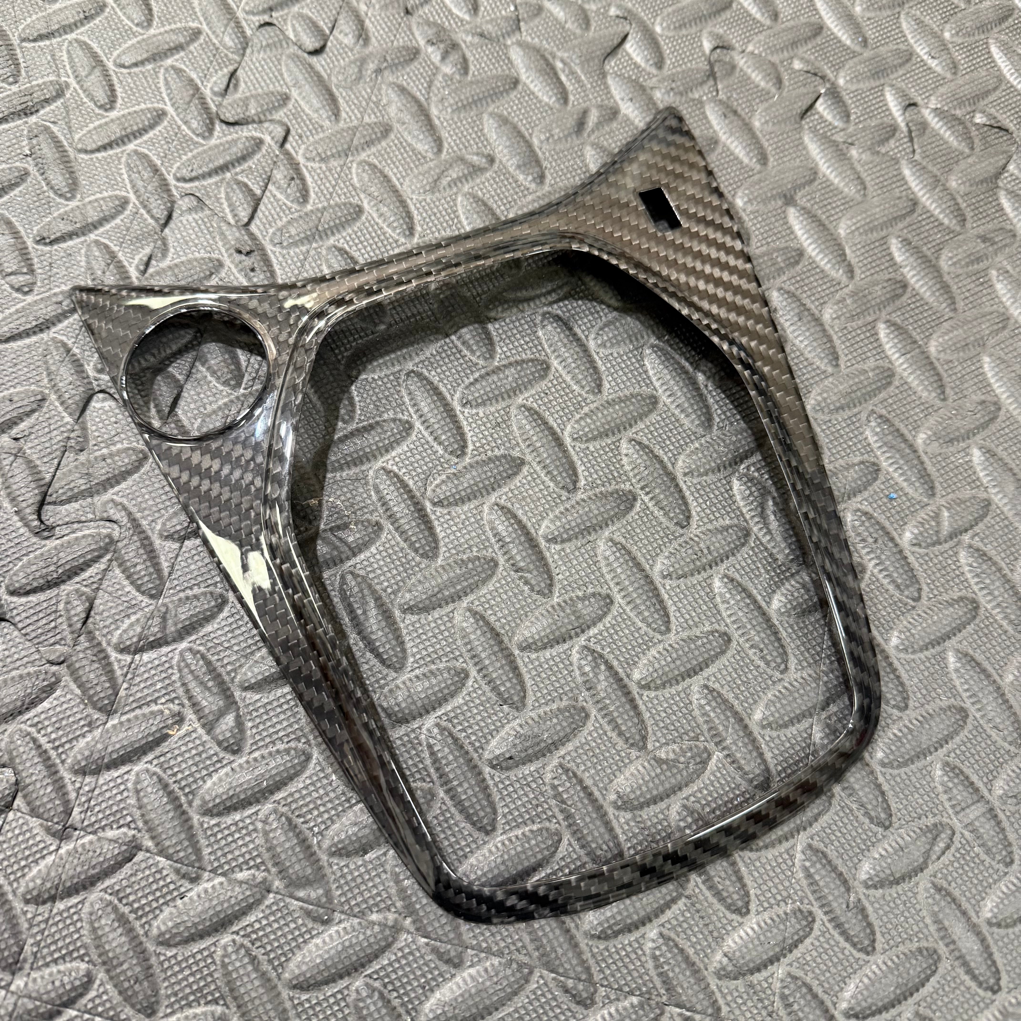 Mk8/8.5 Fiesta Real Carbon Fibre Centre Console Trim - Gloss Finish