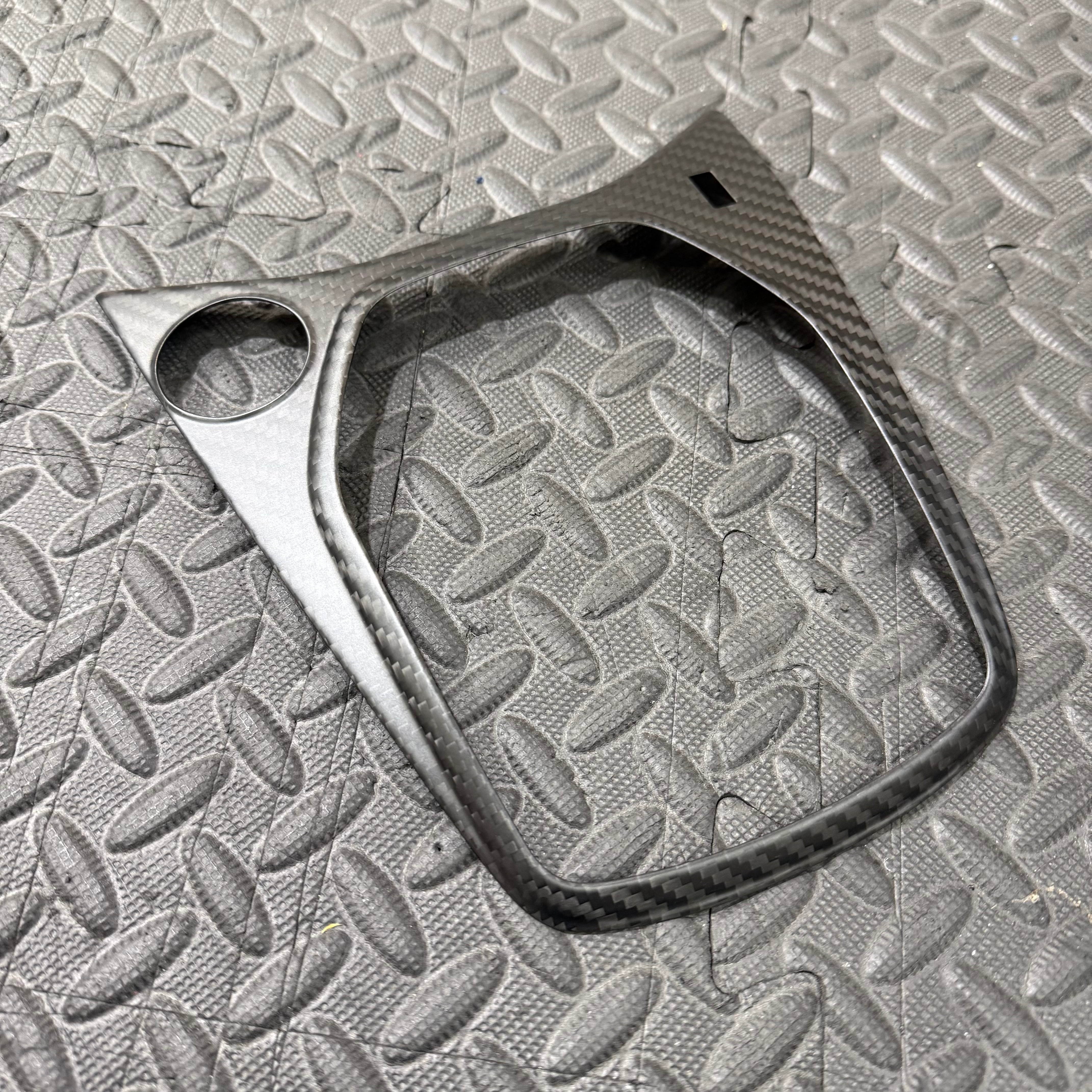 Mk8/8.5 Fiesta Real Carbon Fibre Centre Console Trim - Satin Finish