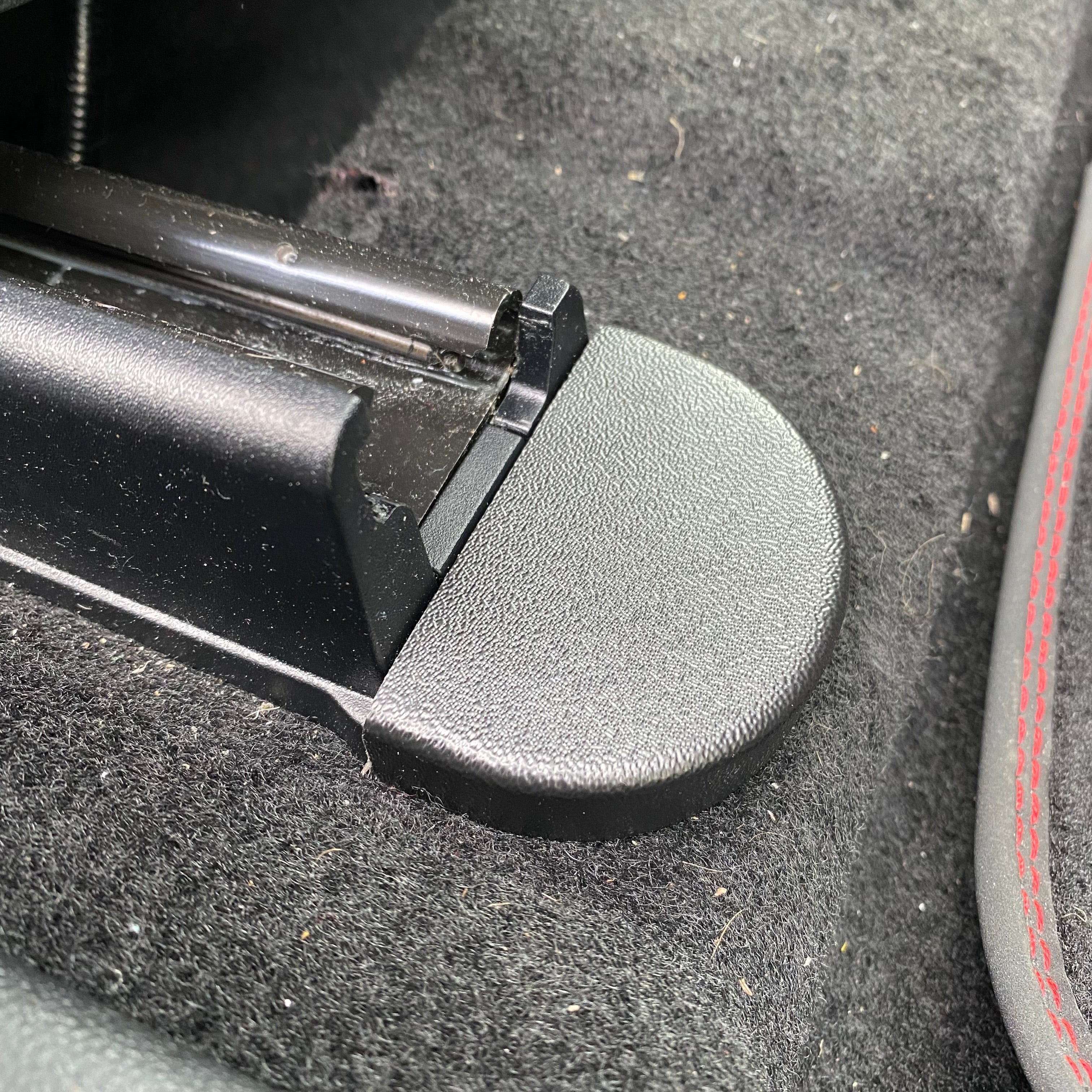 Proform Seat Rail End Covers - Mk8/8.5 Fiesta - Textured OEM Plastic