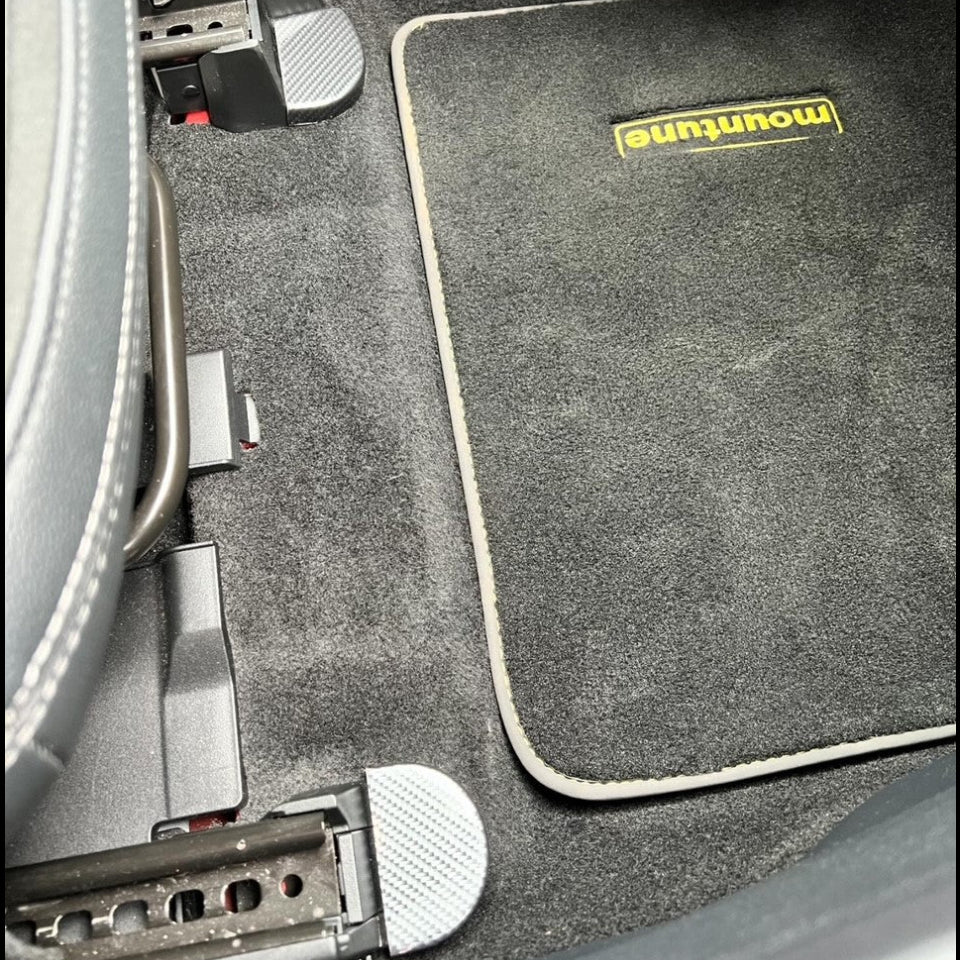 Proform Seat Rail End Covers - Mk2/2.5 Puma - Deluxe Carbon Fibre Effect Plastic