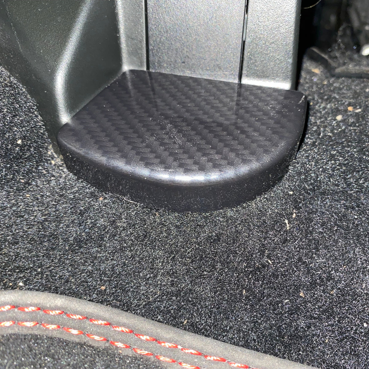 Proform Seat Rail End Covers - Mk2/2.5 Puma - Deluxe Carbon Fibre Effect Plastic