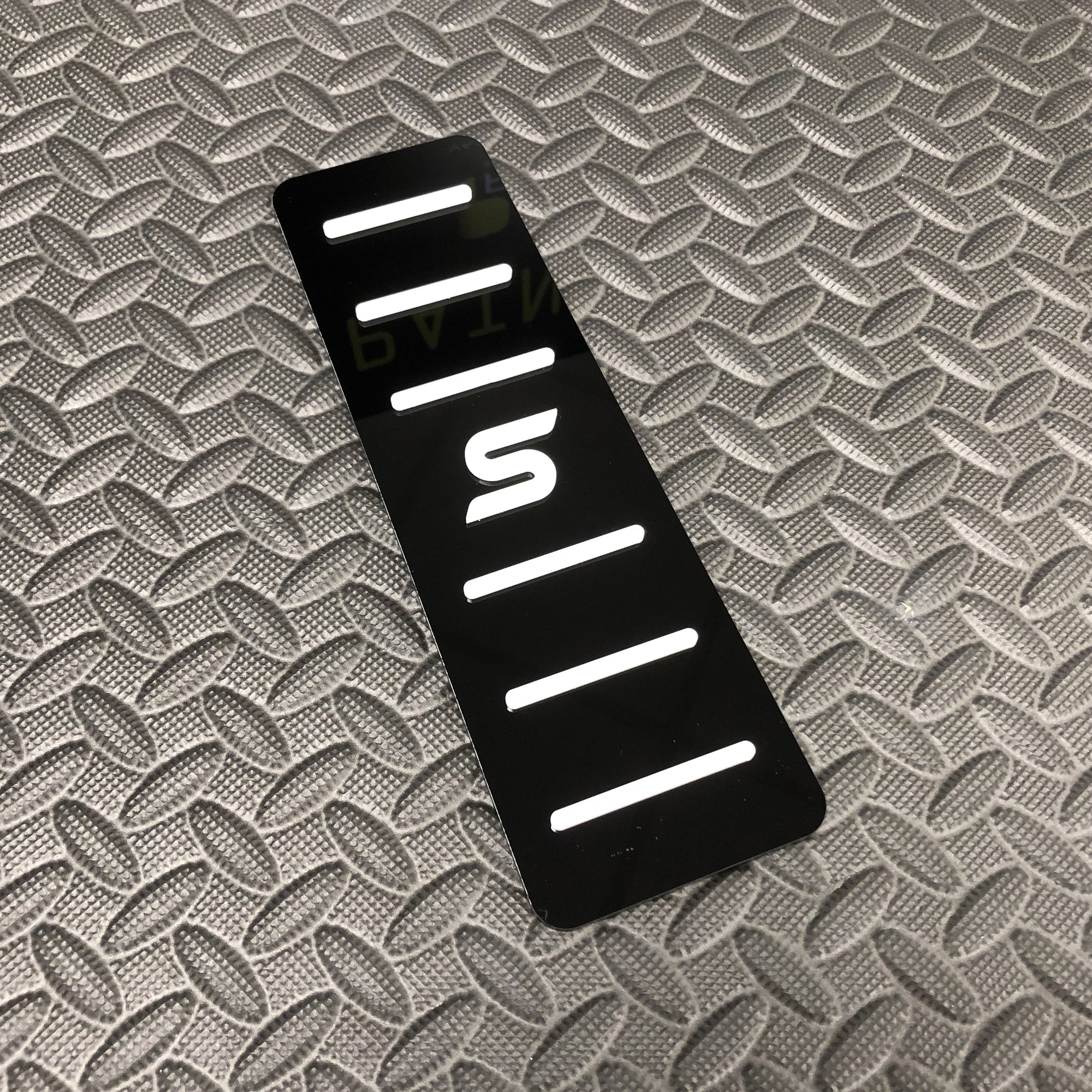 Mk3/3.5 Focus Dead Pedal / Foot Rest Plate  (4D Acrylic)