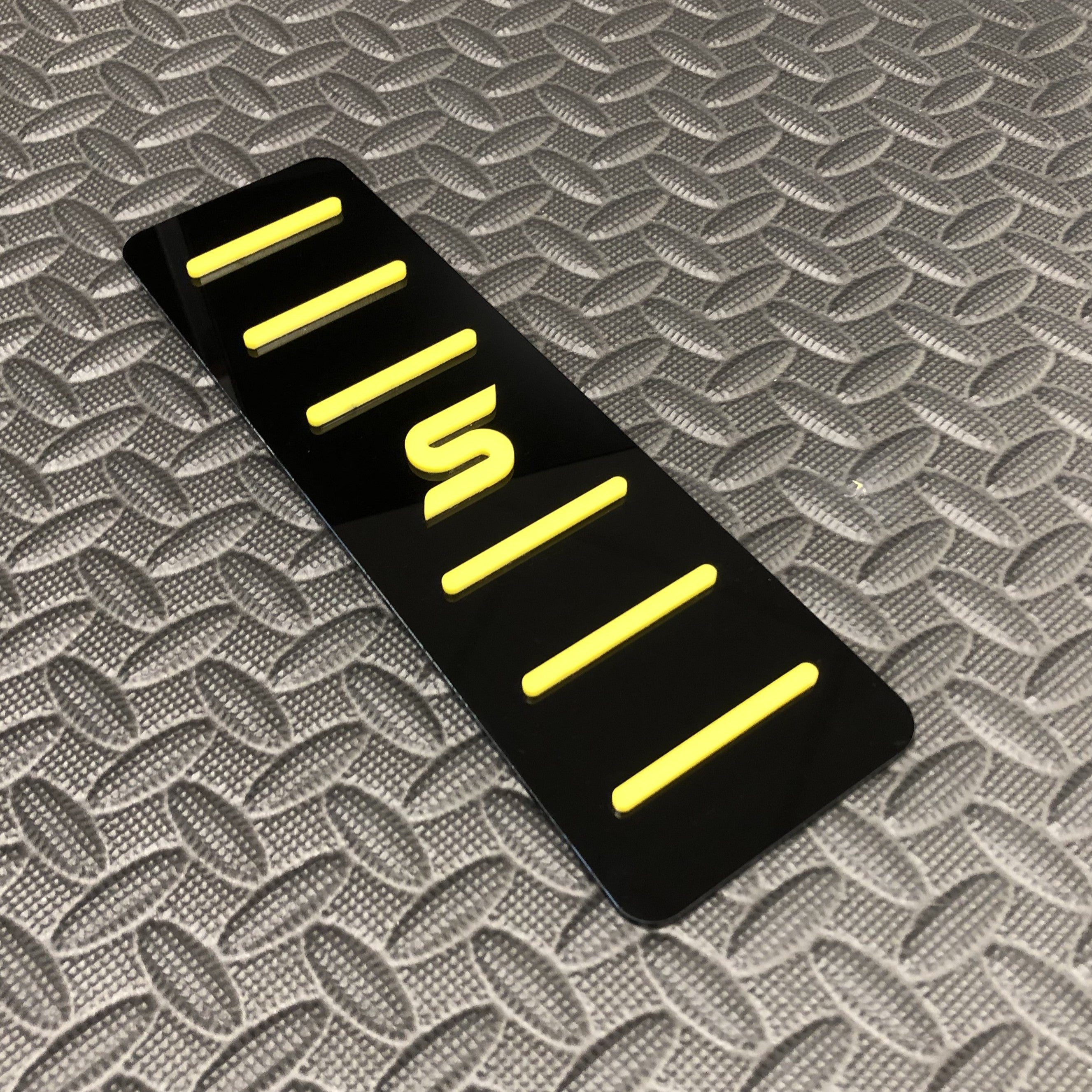 Mk3/3.5 Focus Dead Pedal / Foot Rest Plate  (4D Acrylic)