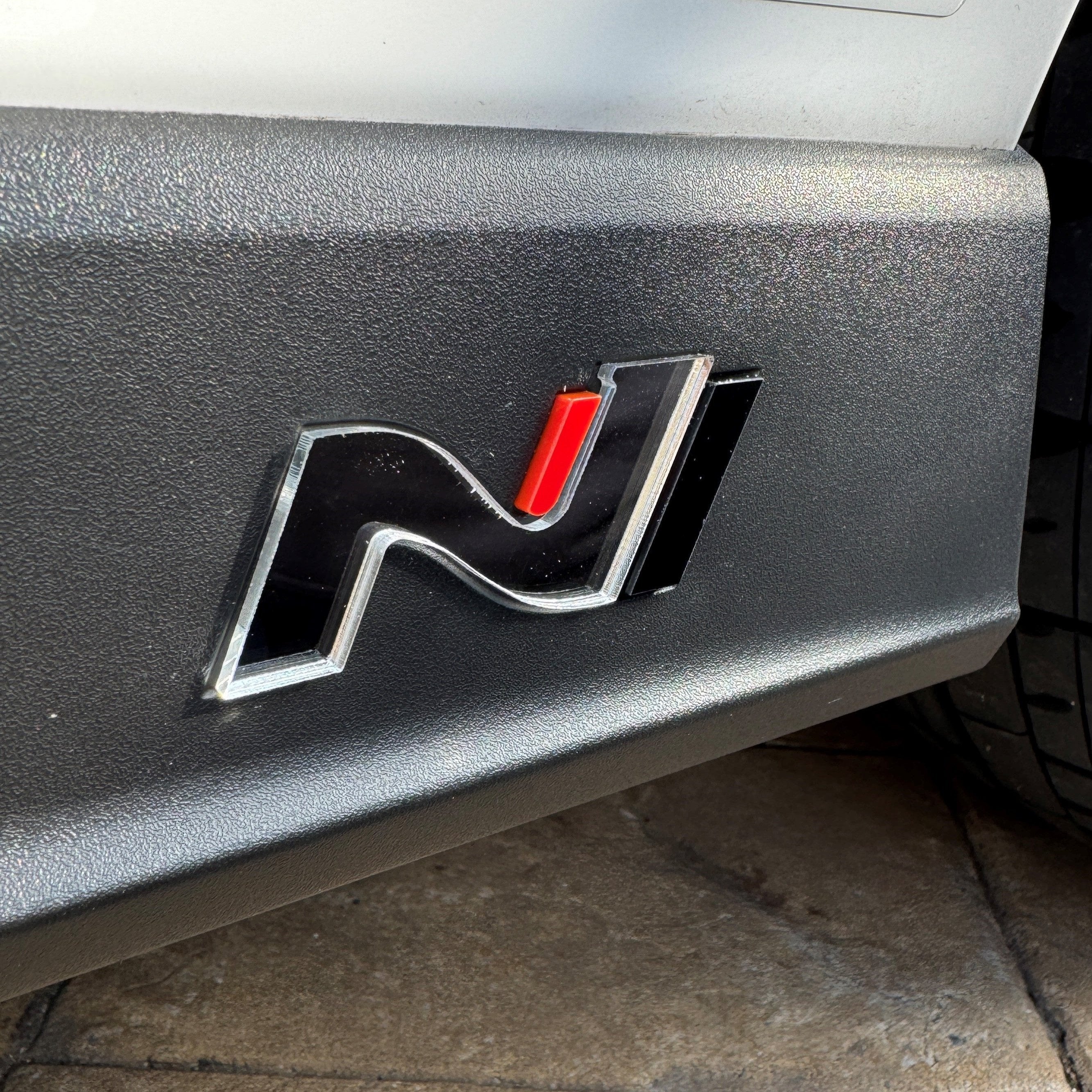 Hyundai i30N (Facelift) Side Skirt Acrylic Badges (Pair)