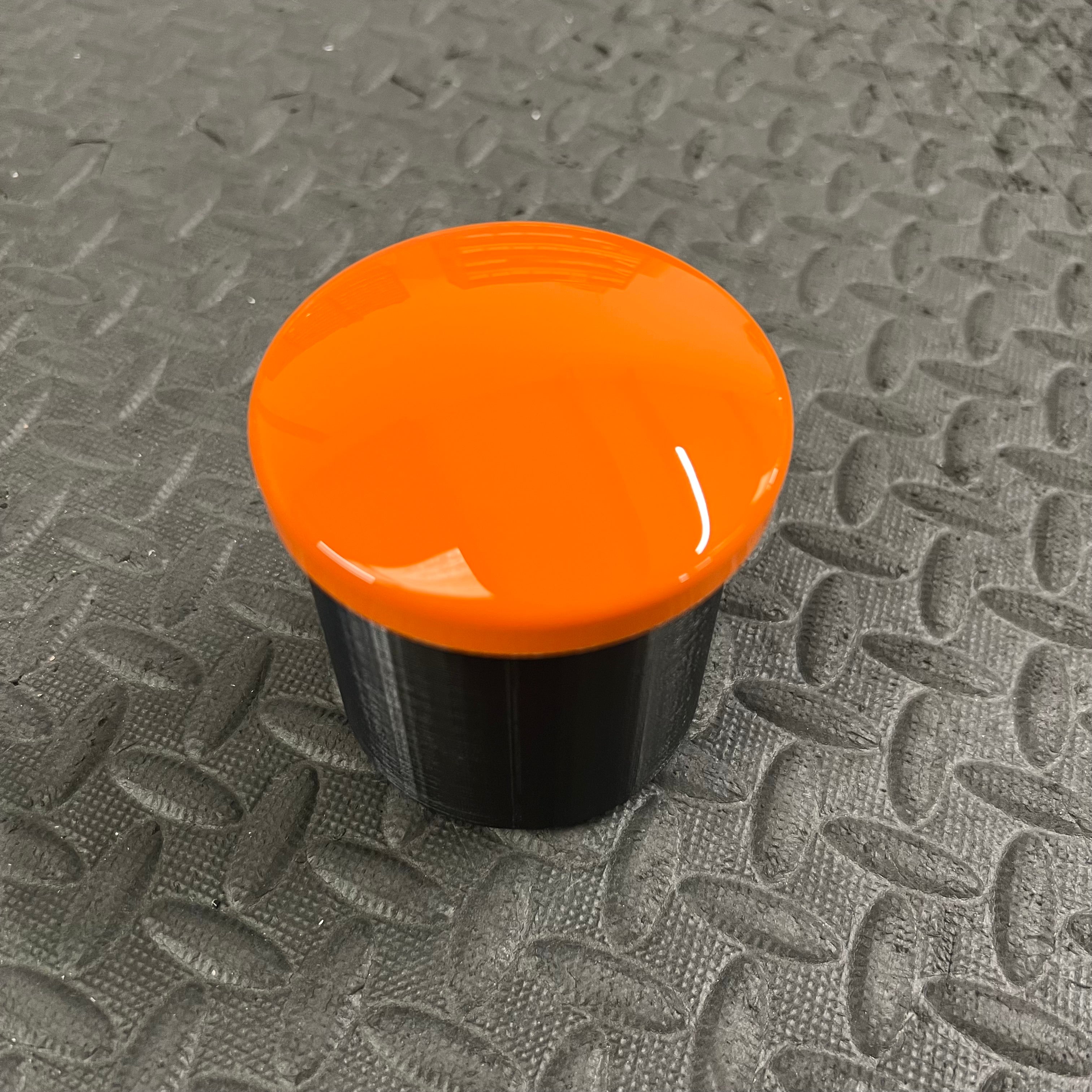 Proform Universal Coin Holder/Storage Pot - Gloss Orange Plastic
