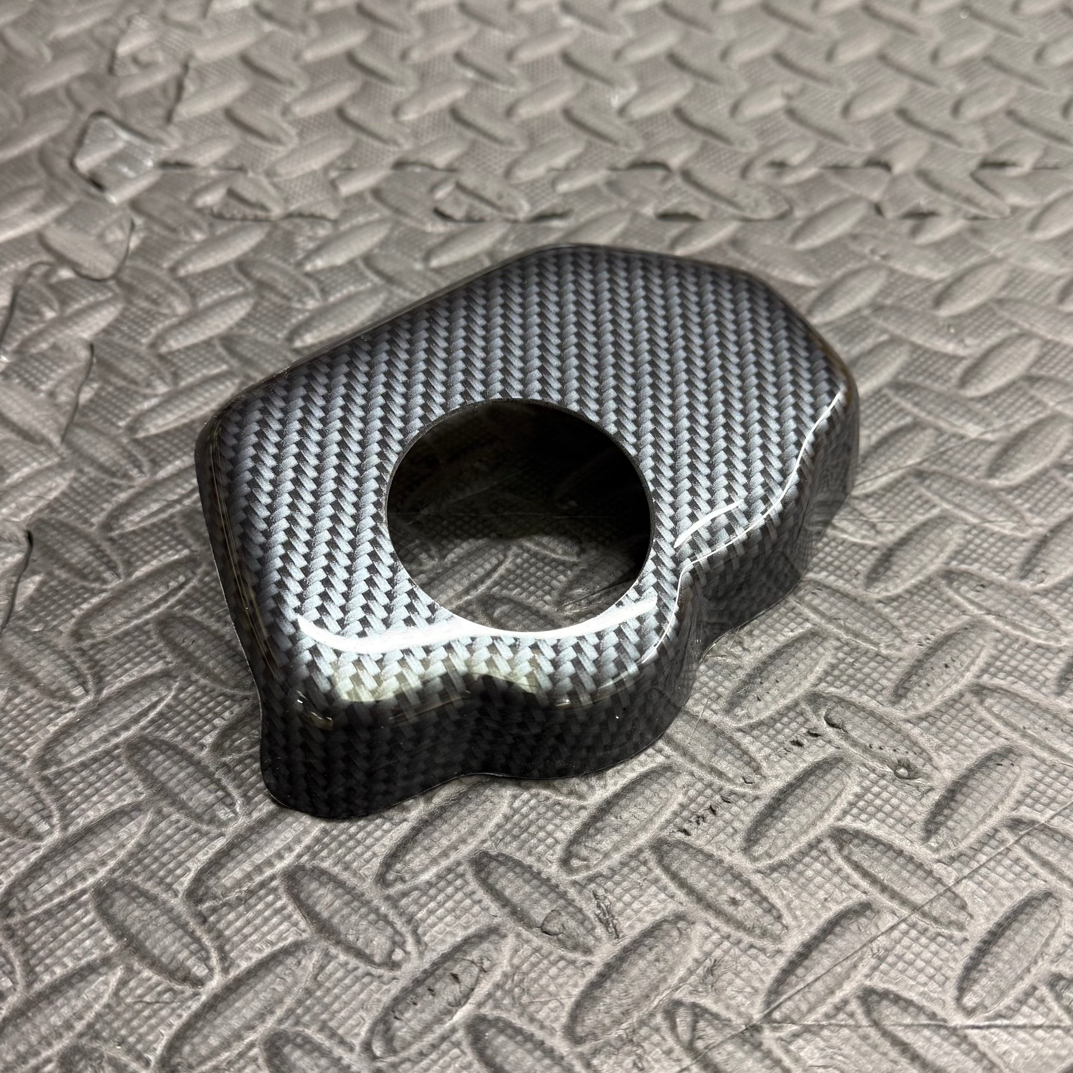 Proform Corsa D/E Brake Reservoir Cover - Deluxe Carbon Fiber Effect