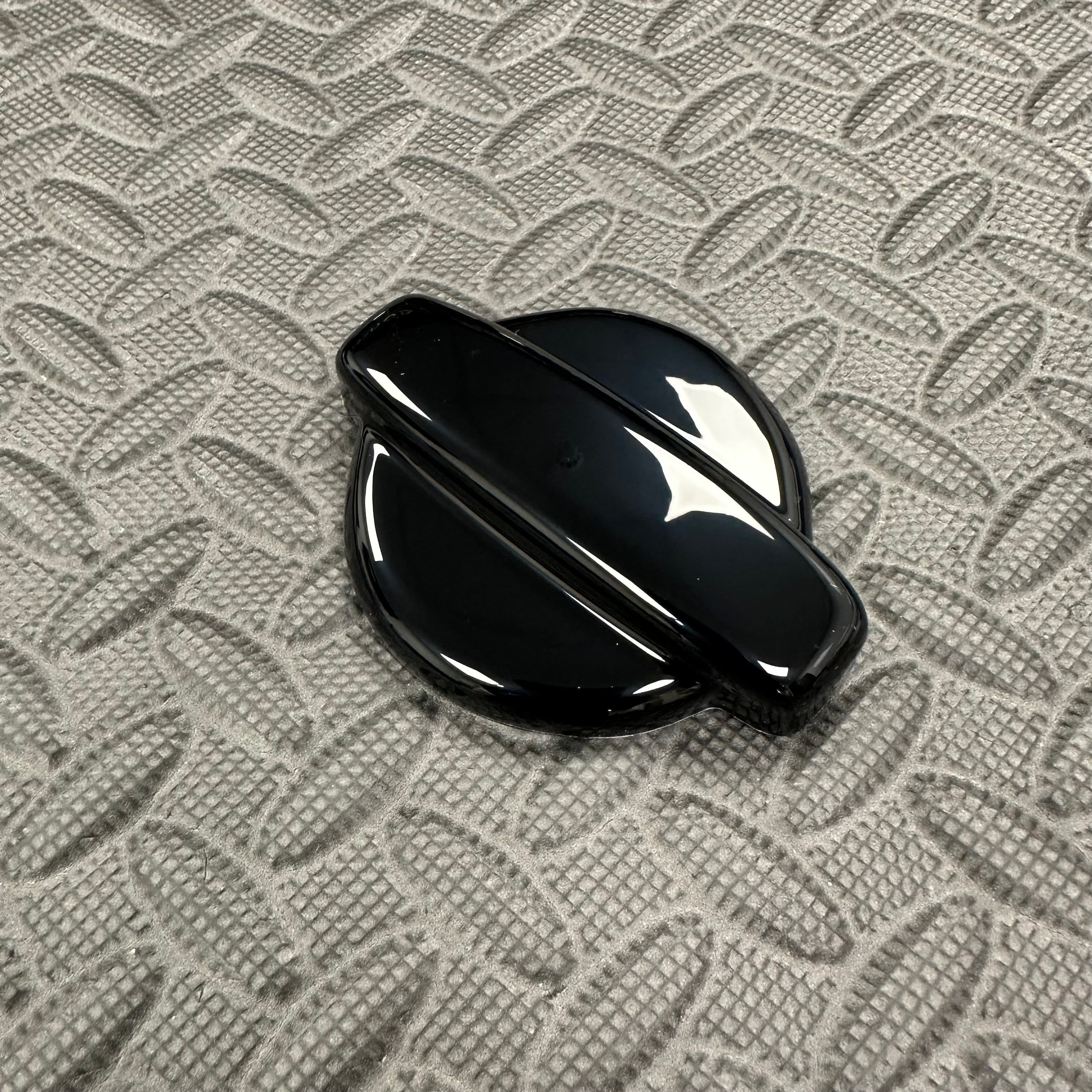 Proform Screen Washer Bottle Cap Cover (Plastic Finishes) - Fits Hyundai i20 / i30 / Kona N / Veloster N - Gloss Black Plastic