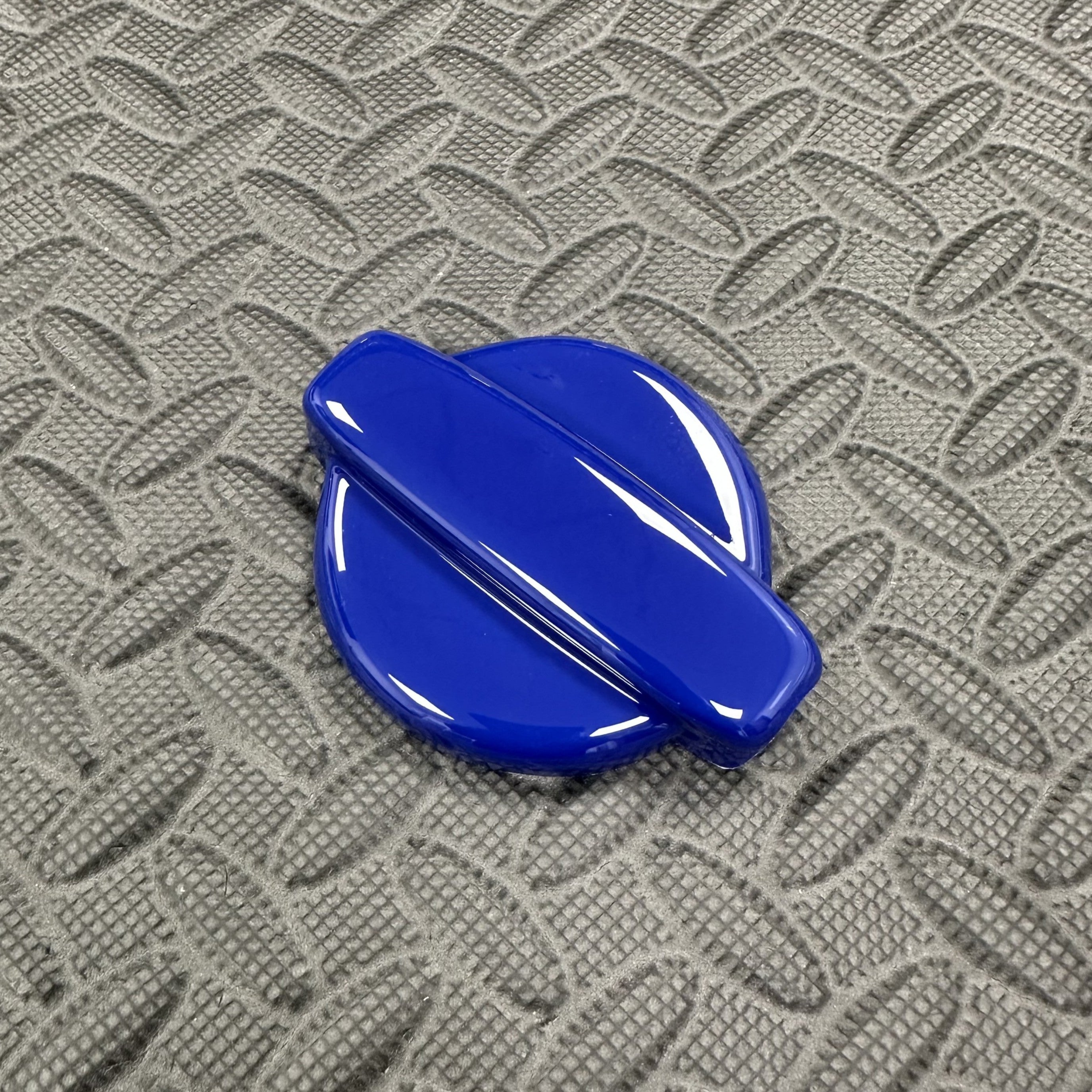 Proform Screen Washer Bottle Cap Cover (Plastic Finishes) - Fits Hyundai i20 / i30 / Kona N / Veloster N - Gloss Blue Plastic