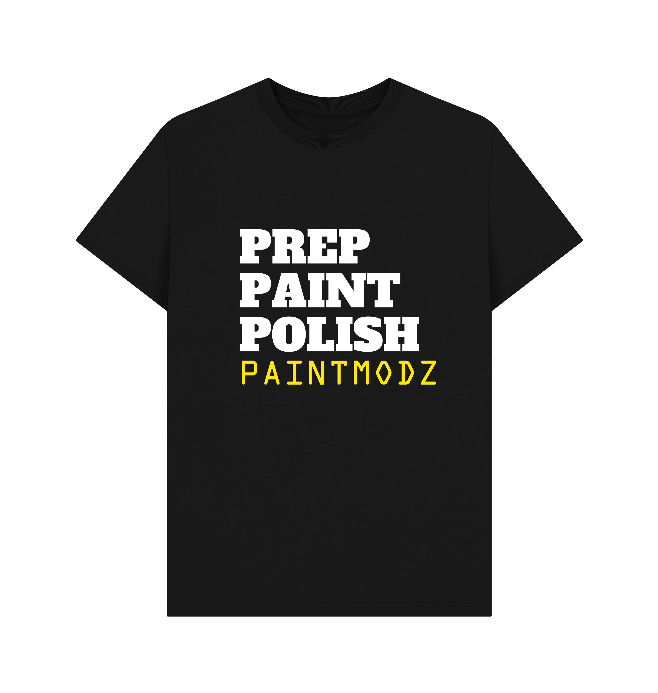 Black Printed T-shirt Front