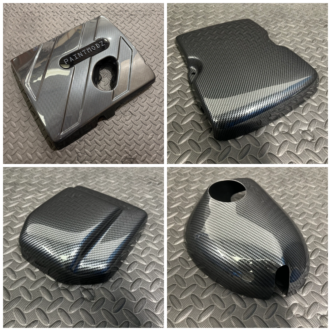 Proform Small Engine Bay Dress Up Kit Bundle - Mk8/8.5 Fiesta ST & Mk2 Puma ST - Deluxe Carbon Fibre Effect Plastic