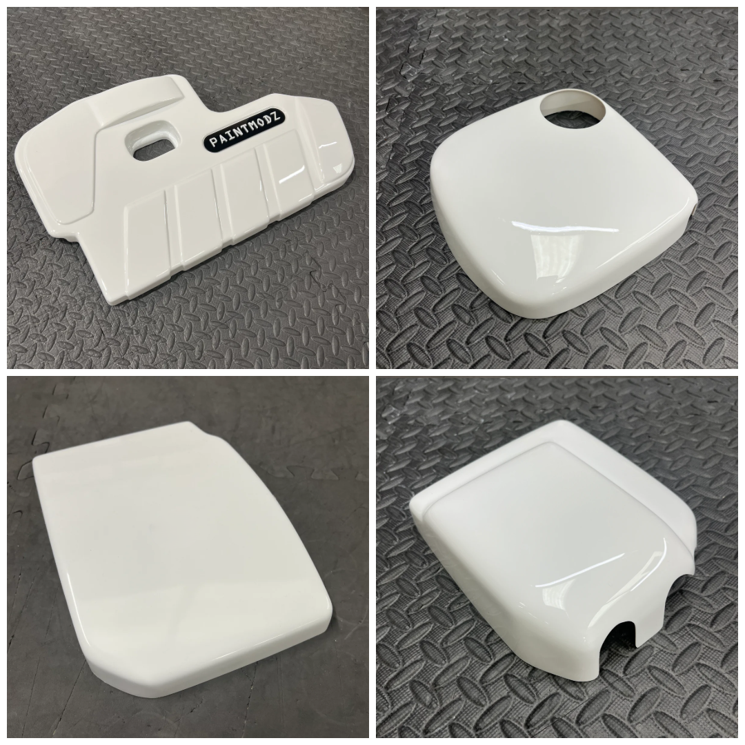 Proform Small Engine Bay Dress Up Kit Bundle - Mk4/4.5 Focus ST Petrol - Gloss White Plastic