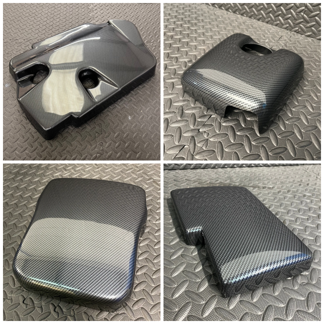 Proform Small Engine Bay Dress Up Bundle - Mk3.5 Focus ST Diesel - Deluxe Carbon Fibre Effect Plastic