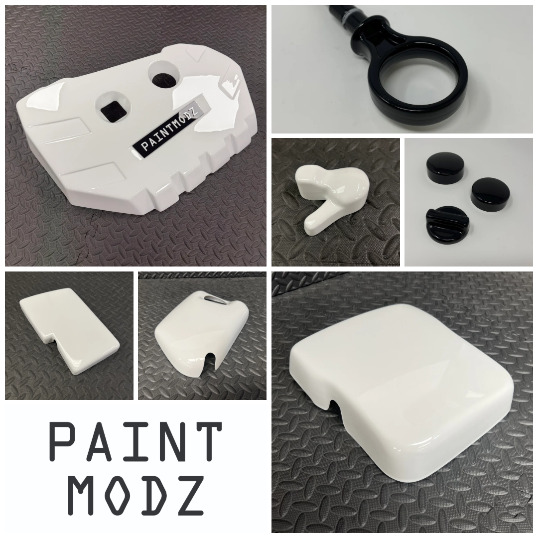 Proform Medium Engine Bay Dress Up Bundle - Mk3/3.5 Focus ST Petrol - Gloss White Plastic With Gloss Black Accents