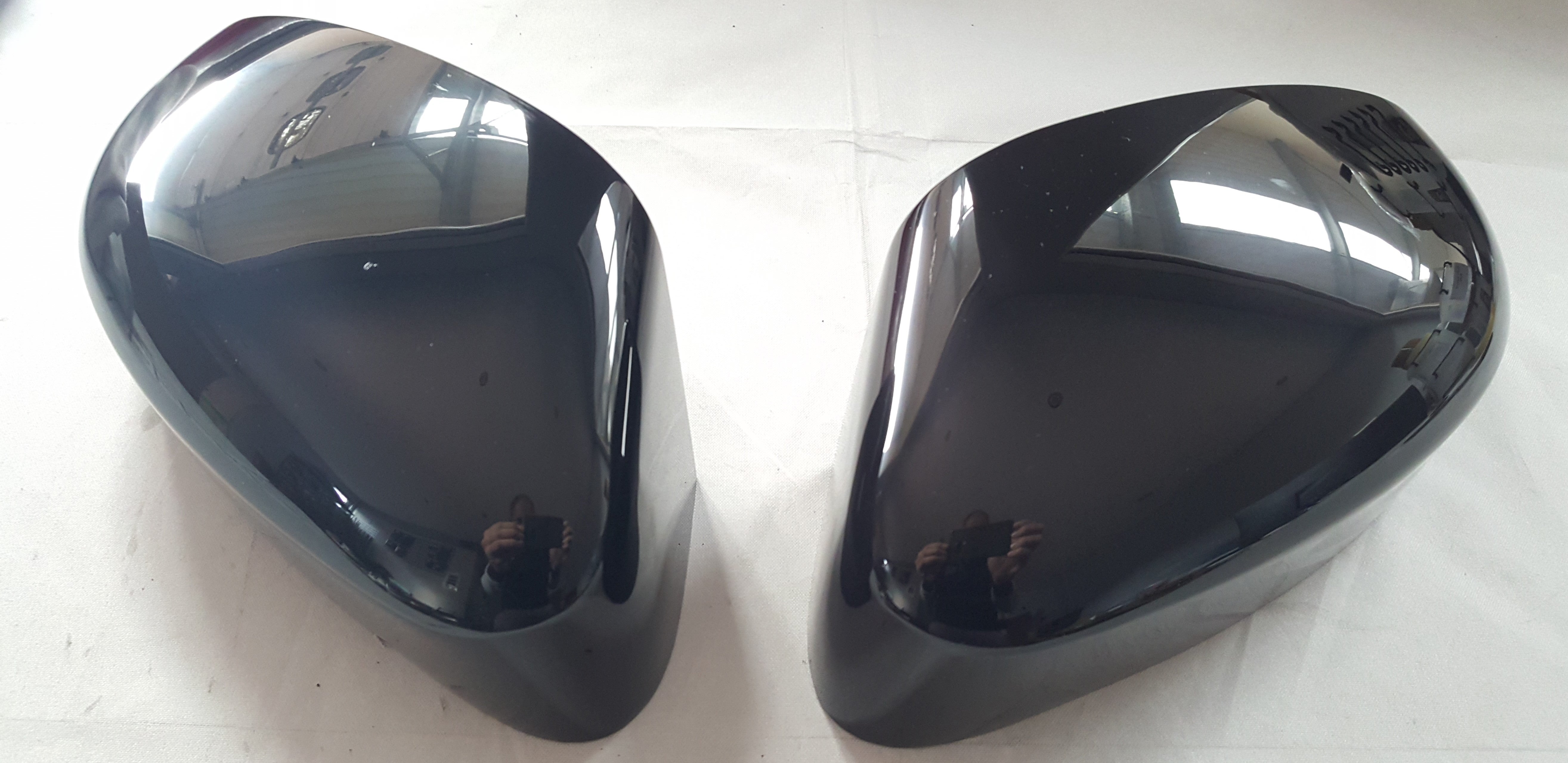 Mirror Caps Gloss Black - MK2.5/3/3.5 Focus (Painted Finishes)