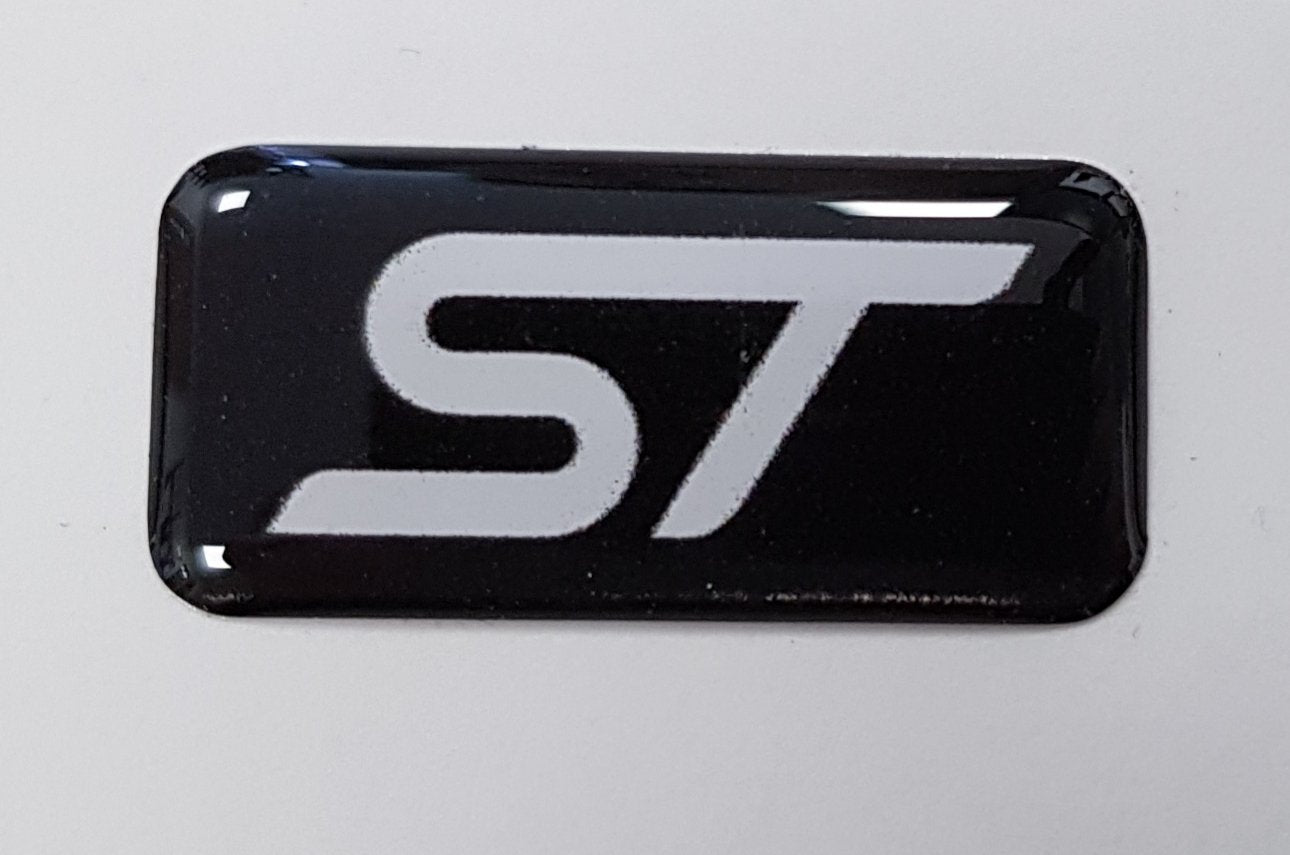Ford Focus RS Wheel Gel Inlays (x4) - 'ST' Logo Design