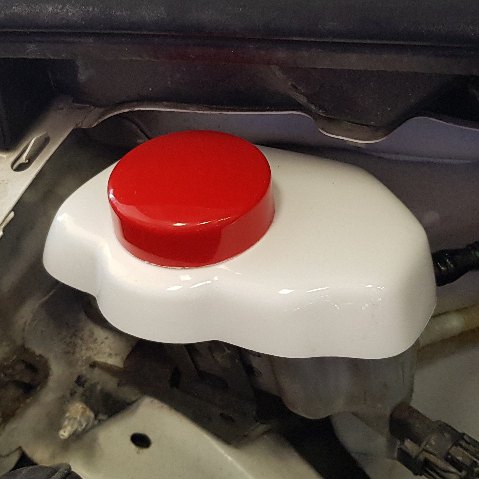 Proform Brake Fluid Reservoir Cap Cover - Vauxhall / Opel Corsa E inc VXR OPC (Plastic Finishes)