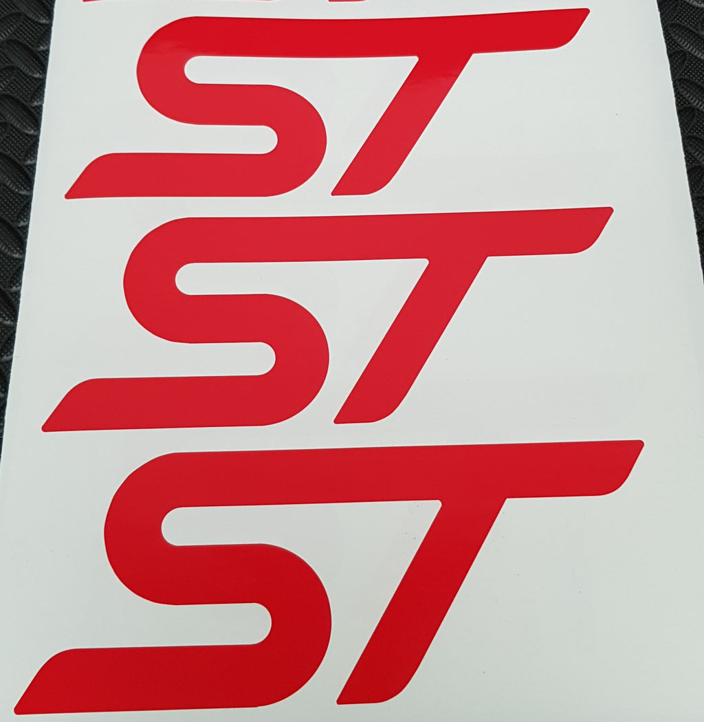 ST Vinyl Sticker - Ford Fiesta & Focus Vinyl Decals