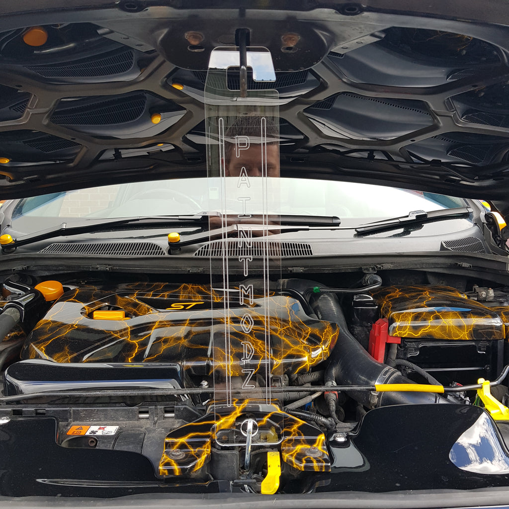 Car Bonnet Mod Universal Bonnet Prop (2D Acrylic) - Engine Bay Show Bonnet Props