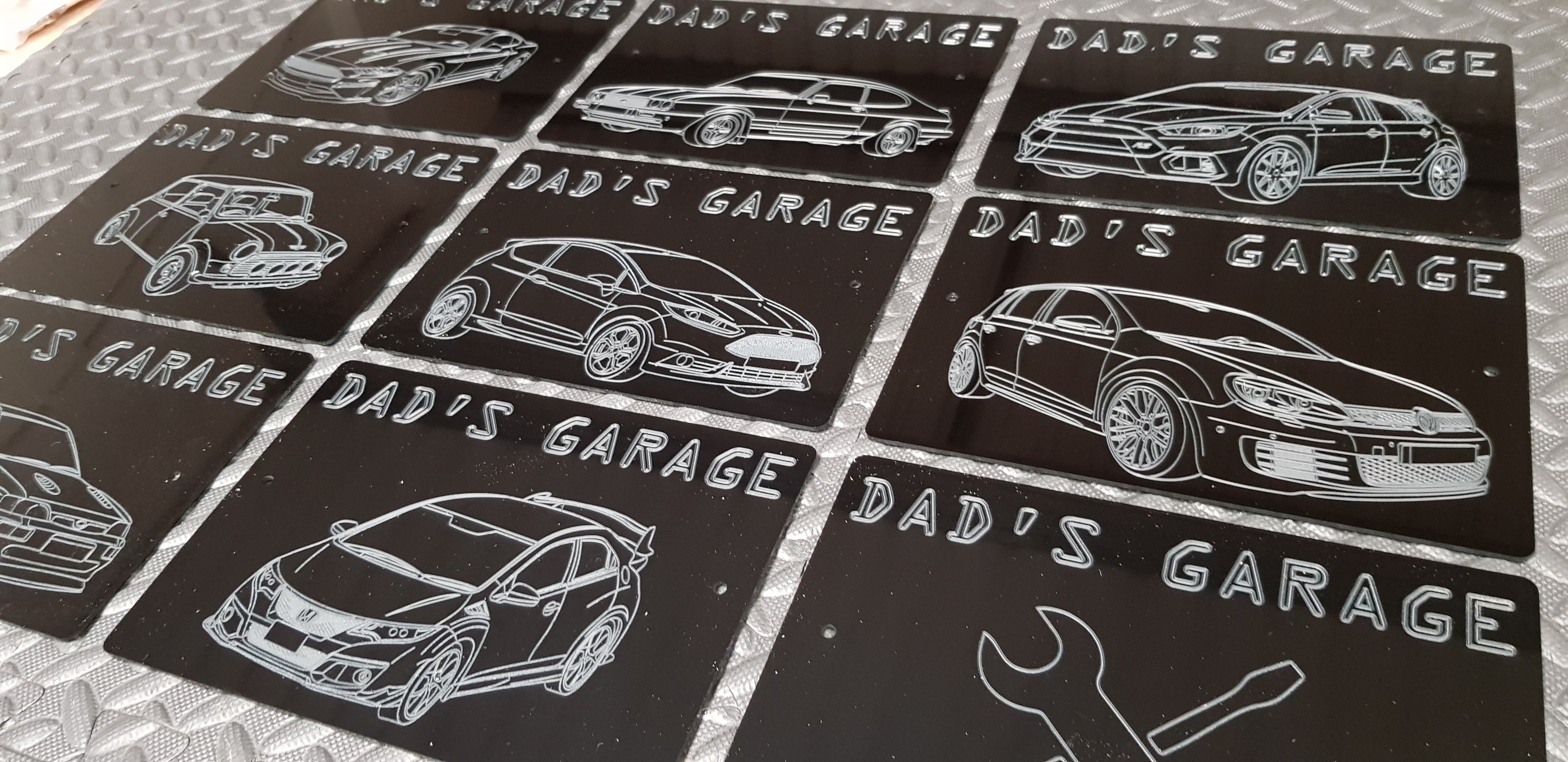 Clearance - Dad's Garage Sign - Various Designs