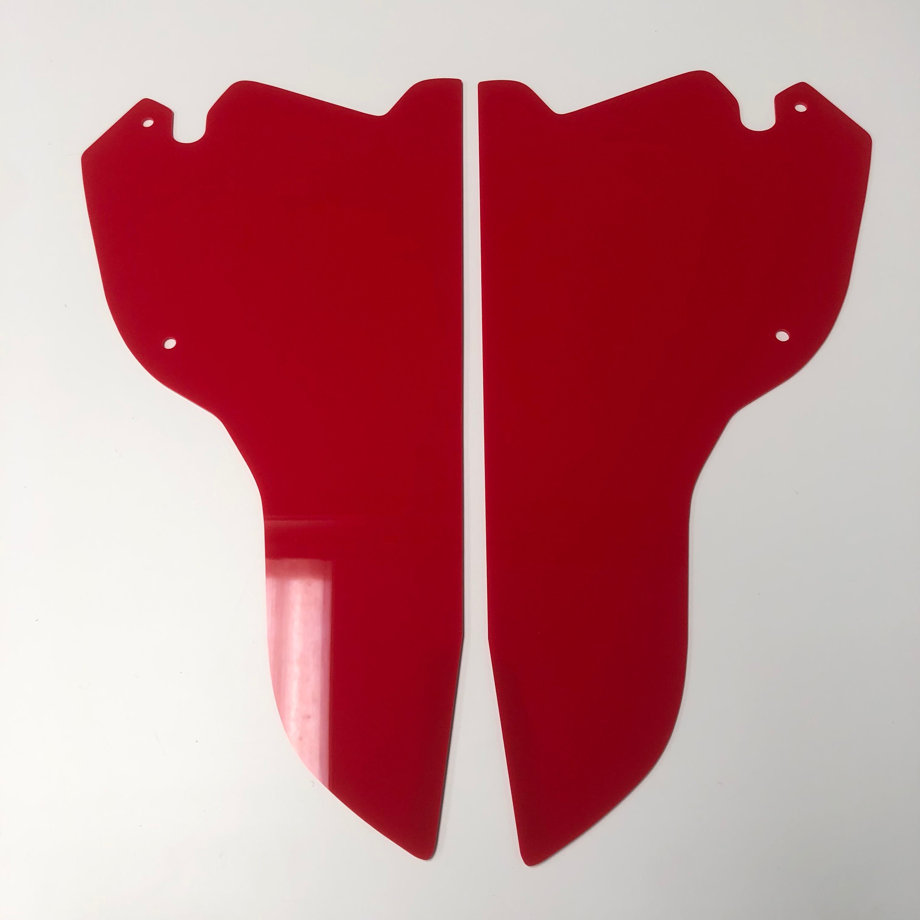 Proform Facelift Slam Panel Ends - MK3.5 Focus - Gloss Red Plastic
