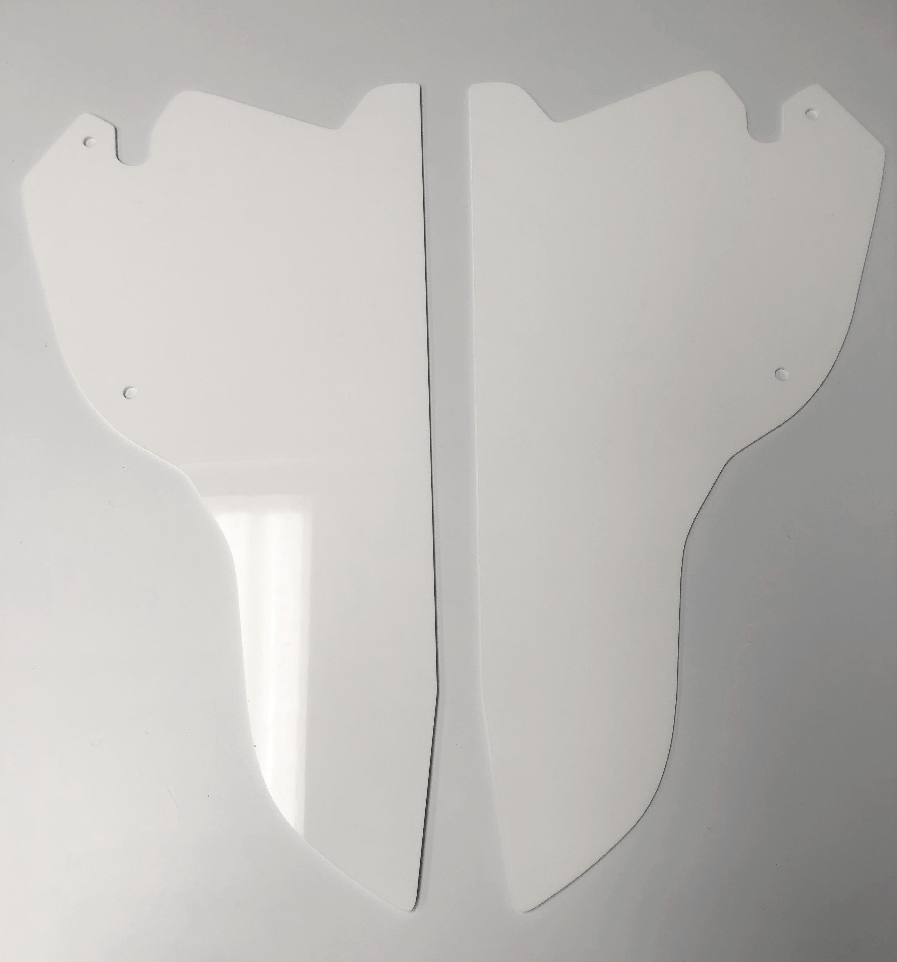 Proform Facelift Slam Panel Ends - MK3.5 Focus - Gloss White Plastic