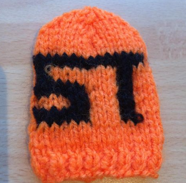 Gear Knob Cosie - Orange With Black ST Detail