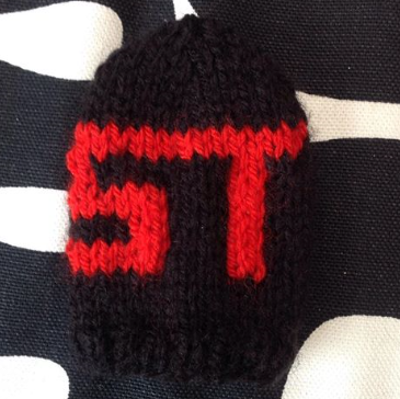 Gear Knob Cosie - Black With Red ST Detail