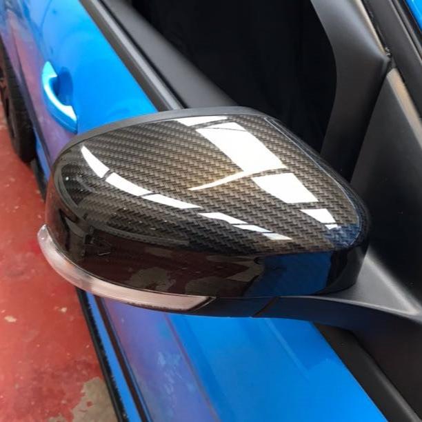 Mirror Caps - MK2.5/3/3.5 Focus/ Mk4 Mondeo (Carbon Fibre Hydrodip Finish)