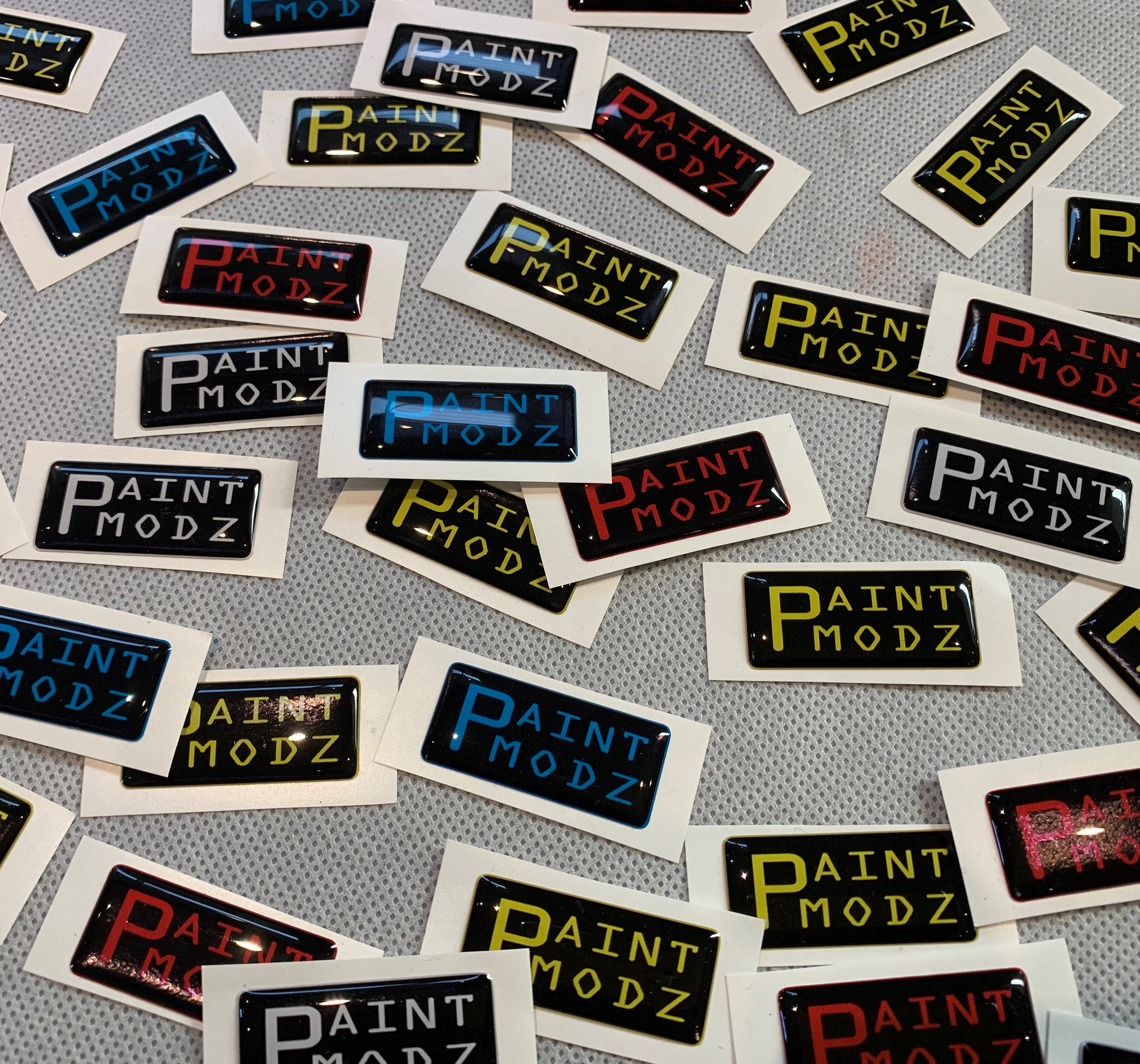 PaintModz custom gel badges