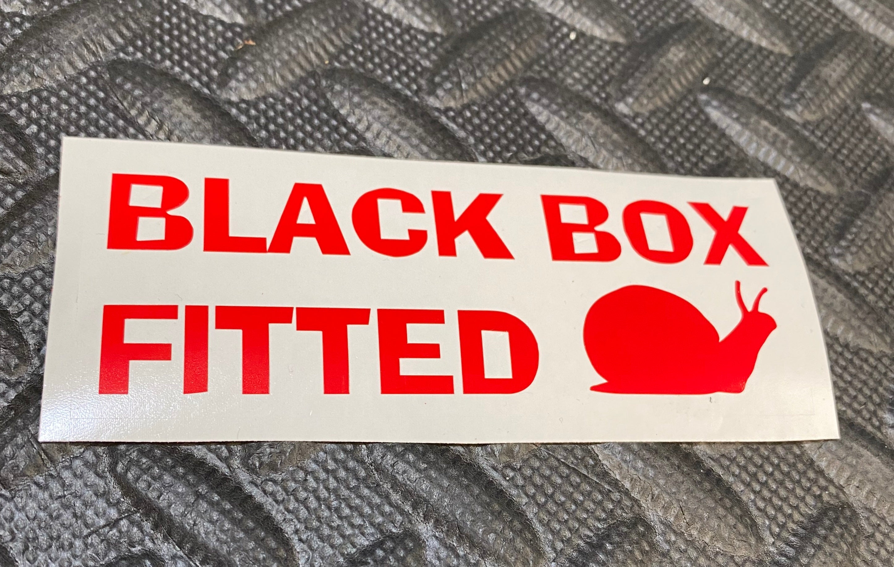 Black Box Fitted Vinyl Sticker