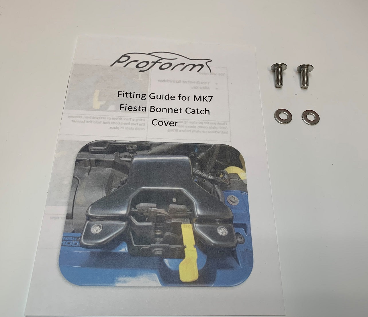 Bonnet Catch Cover Fitting Kit - Mk7.5 Fiesta