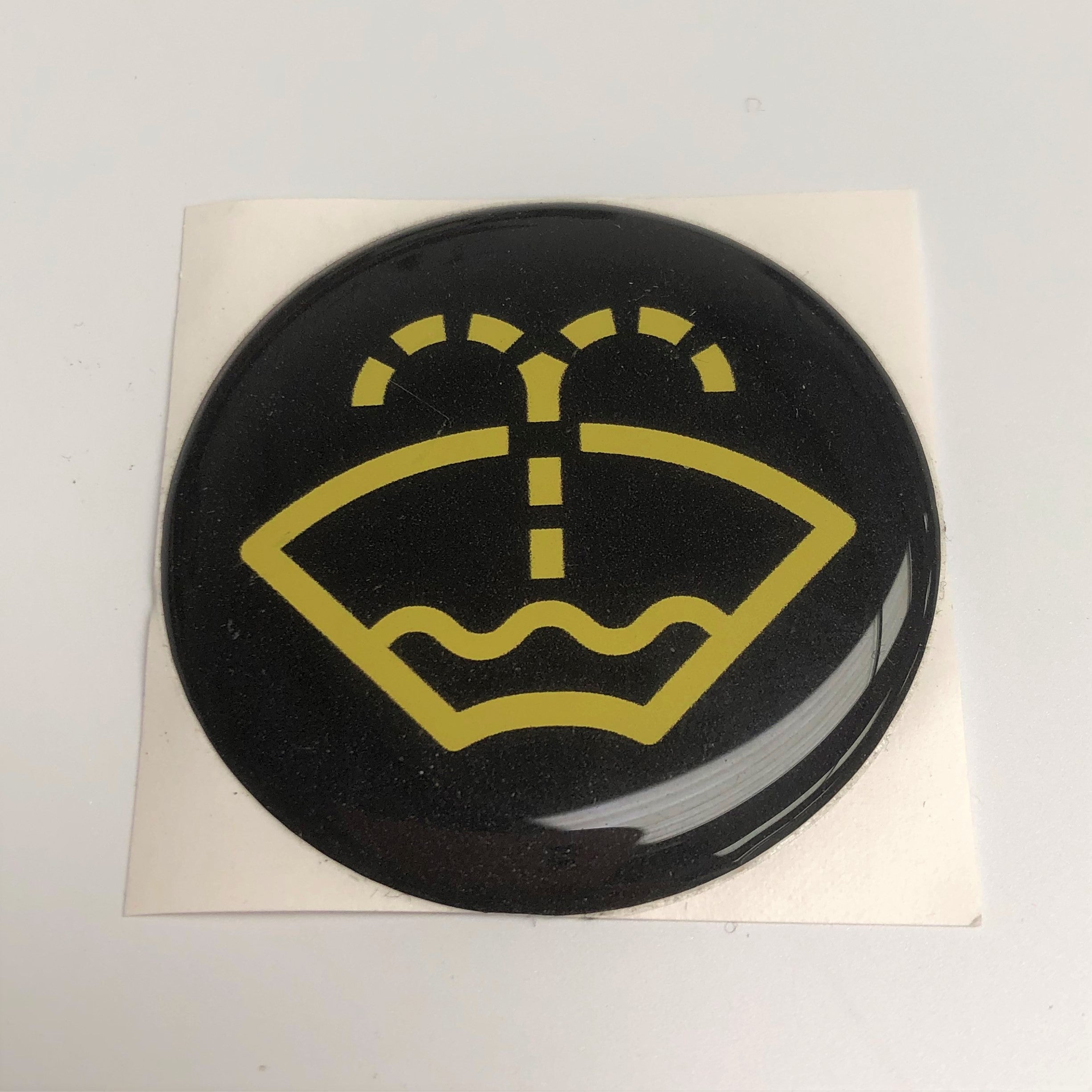 Washer Logo Circular Gel Badge 21mm