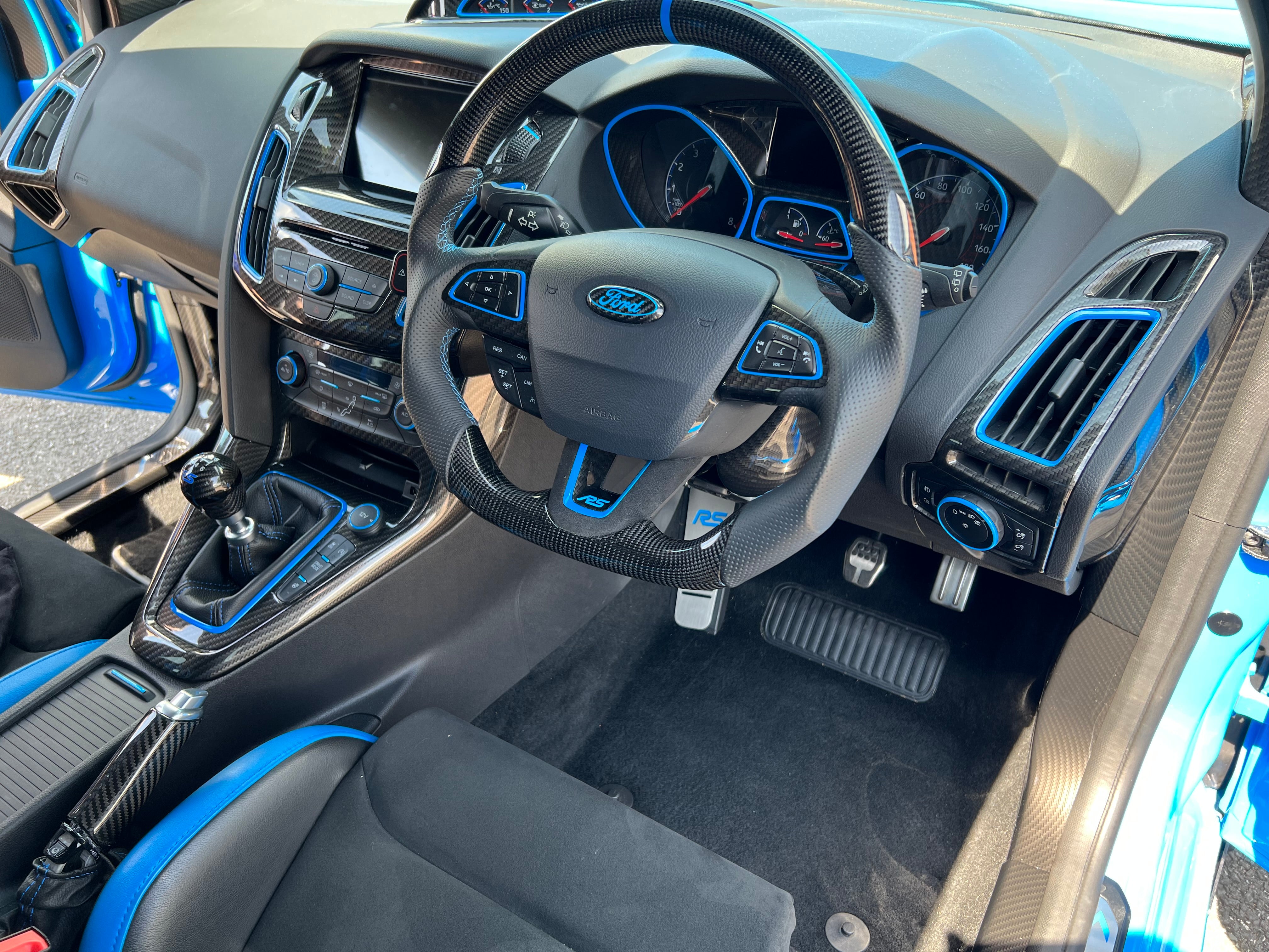 Mk3.5 Focus RS/ST - Full Exchange Basis Interior Kit (Painted/Hydrodipped) - RHD