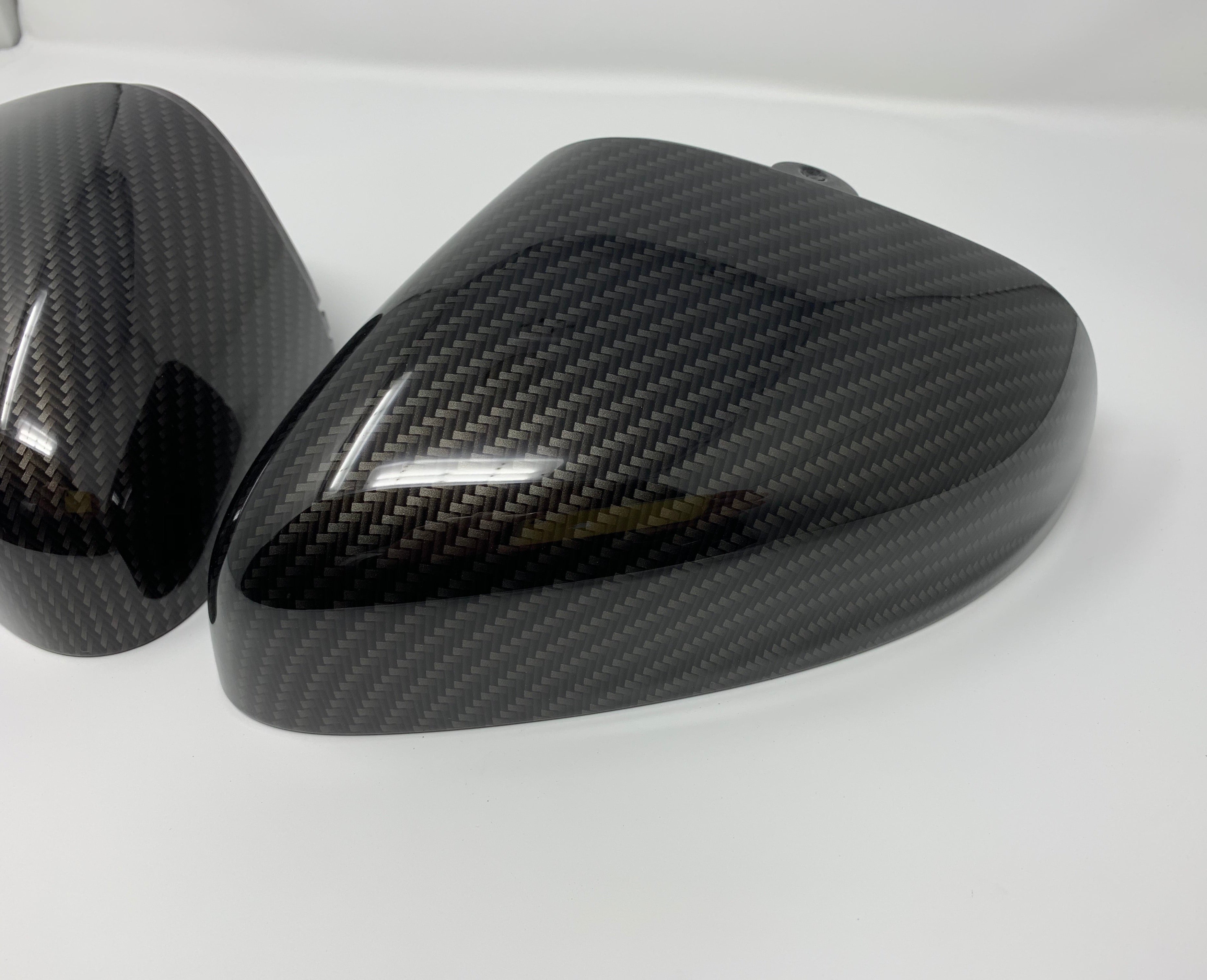 Mirror Caps Ford Fiesta Mk8/8.5, Puma Mk2 - Carbon Fiber Effect Hydrodipped