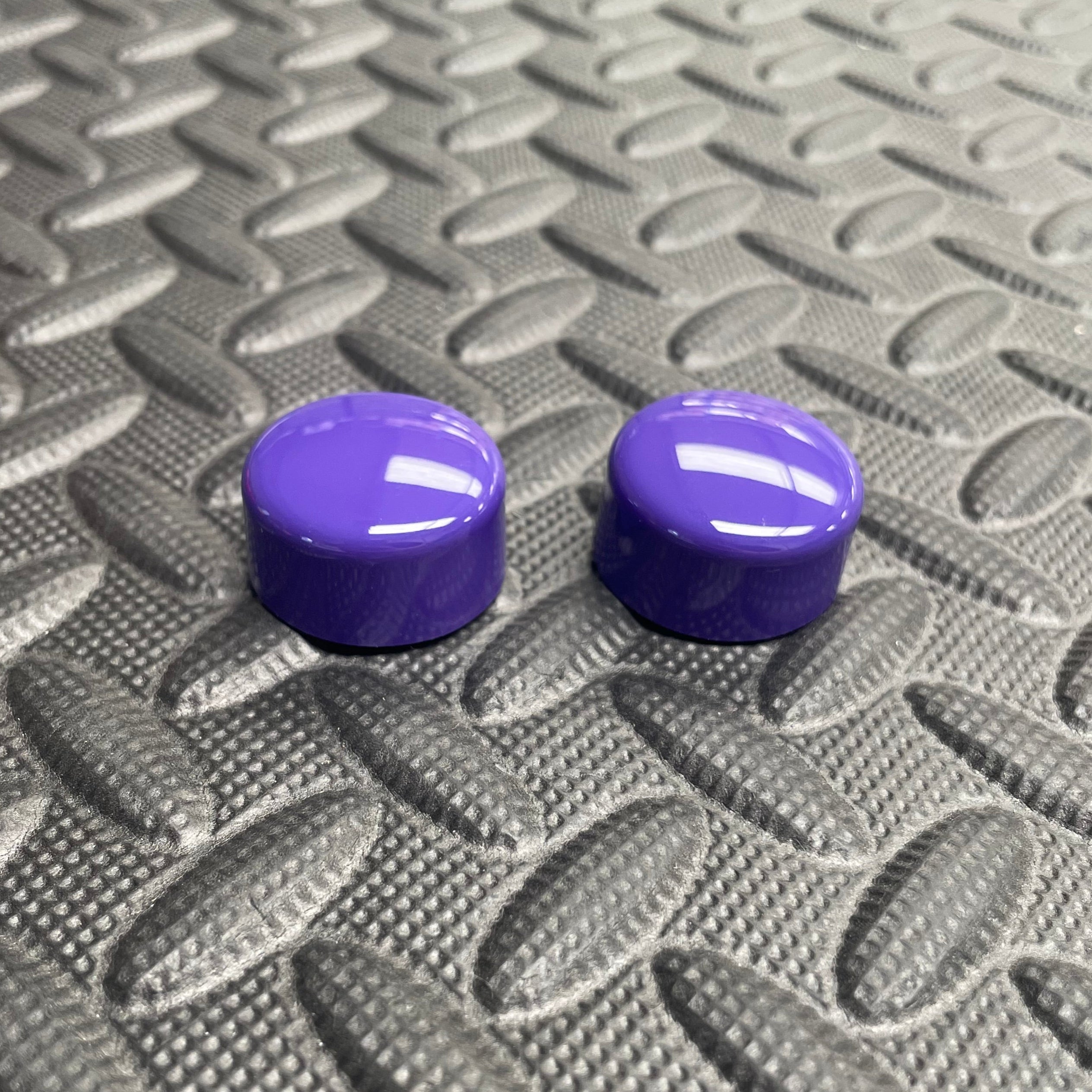 Proform Wiper Arm Bolt Rubber Covers  - Gloss Purple Plastic