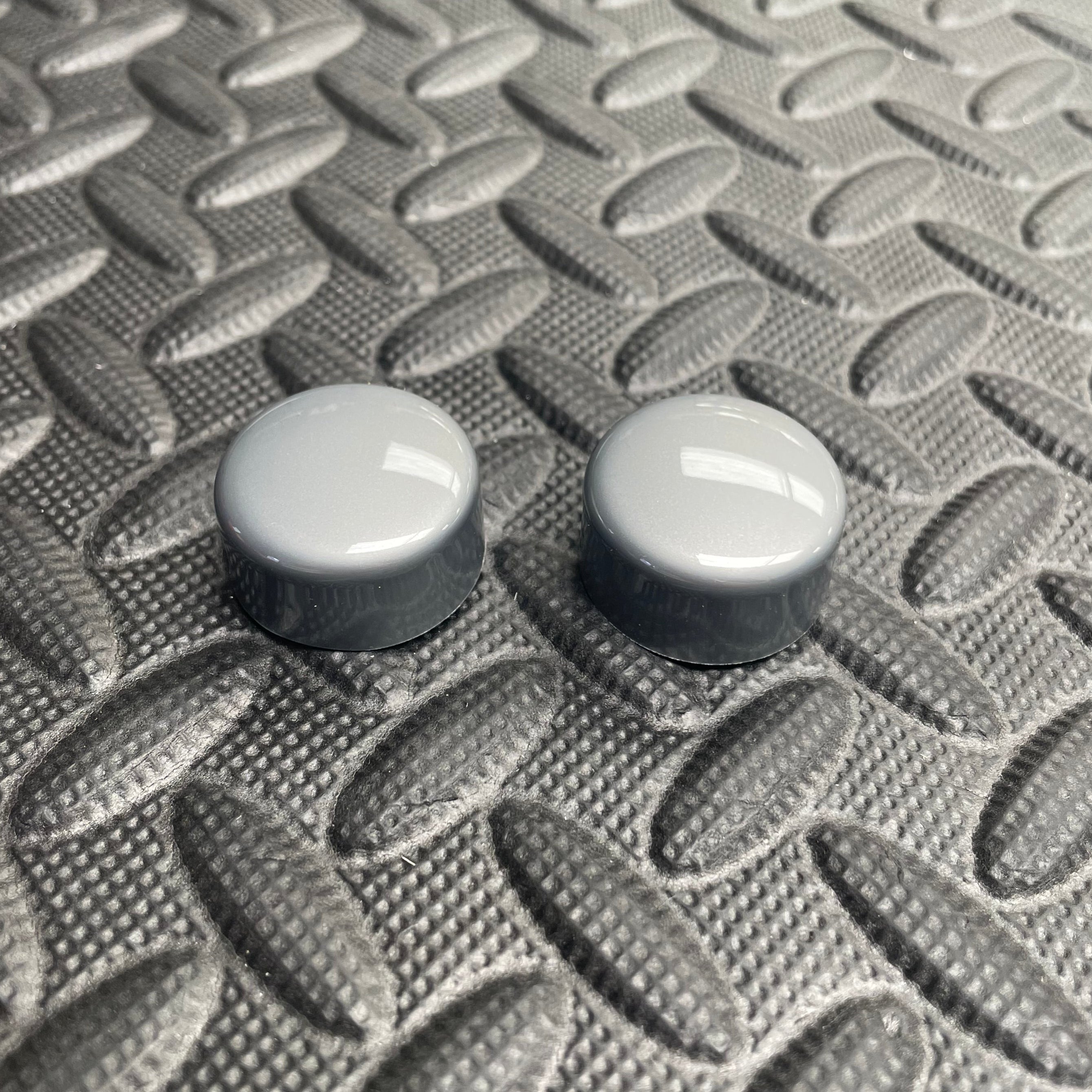 Proform Wiper Arm Bolt Rubber Covers - Gloss Gret Plastic