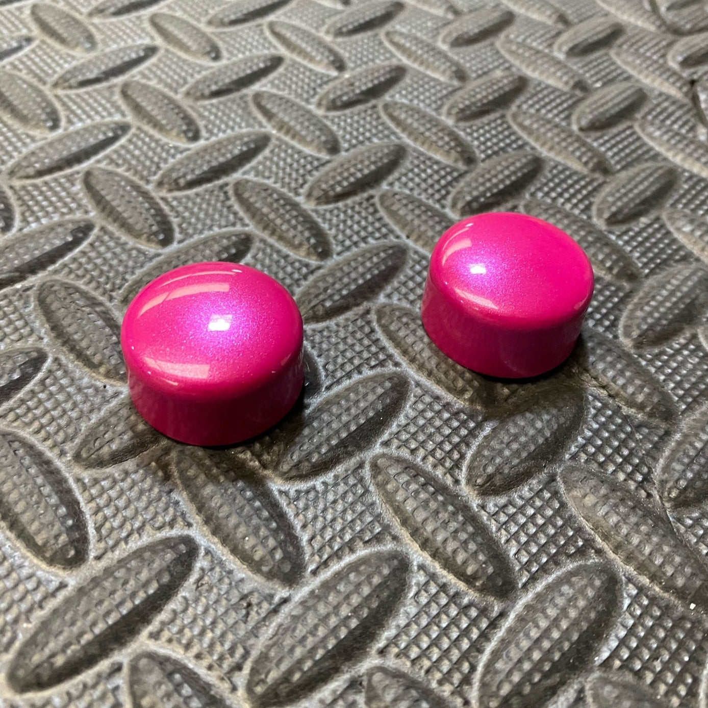 Proform Wiper Arm Bolt Rubber Covers - Painted Pink Pearl
