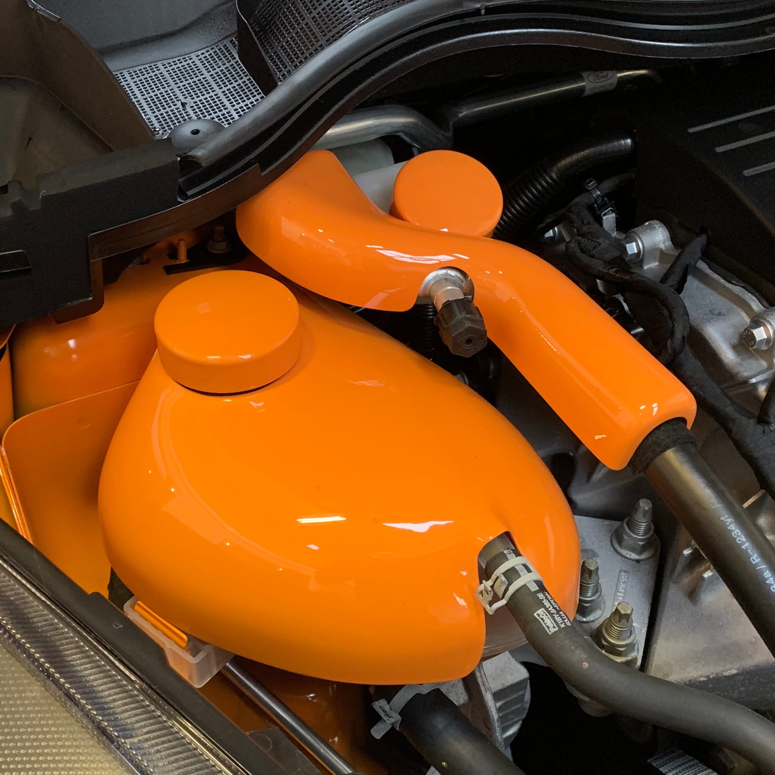 Proform Engine Bay Dress Up Kit - Mk8/8.5 Fiesta / Mk2/2.5 Puma - Painted Tief Orange