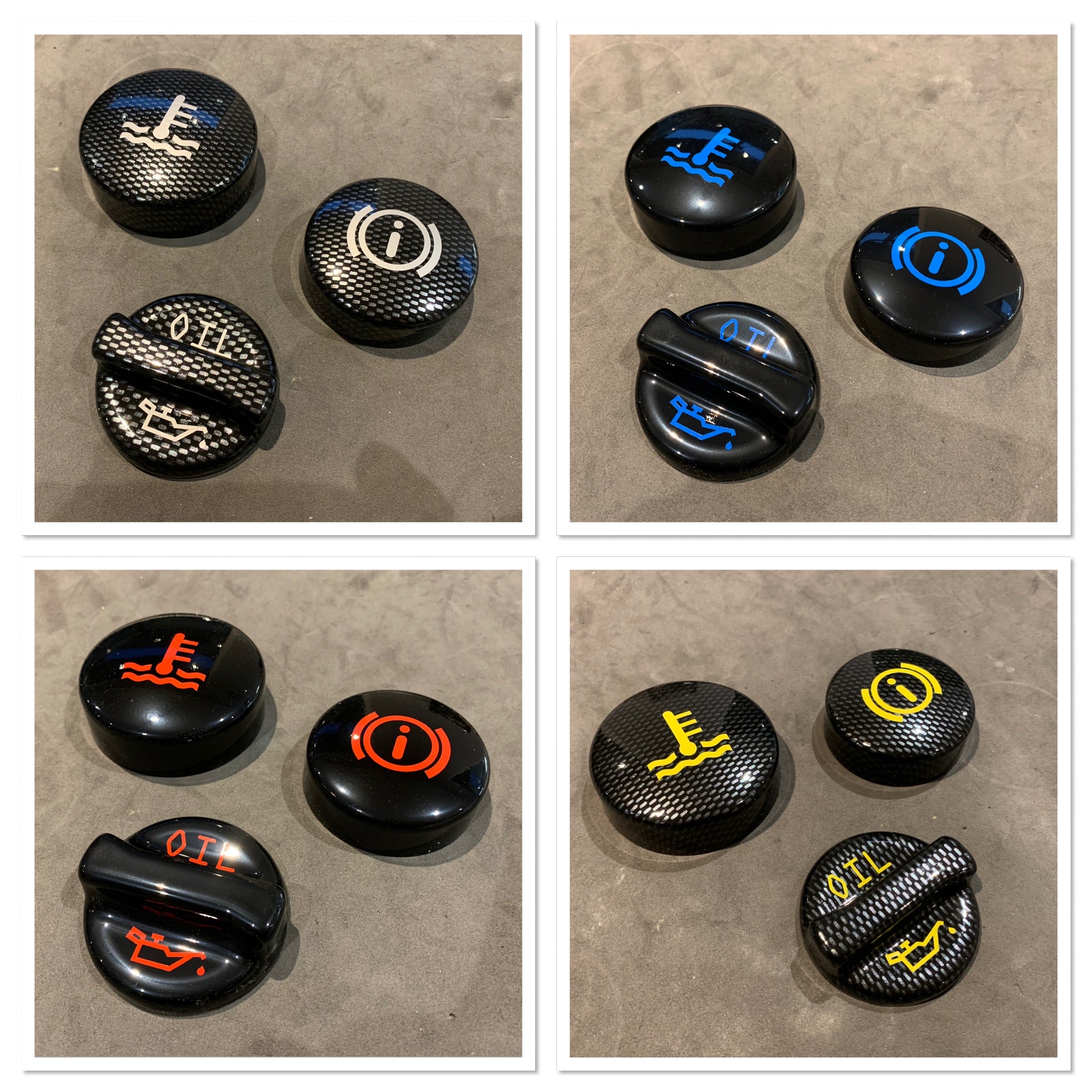 Custom Cap Vinyl Sticker Set - Vinyl Stickers